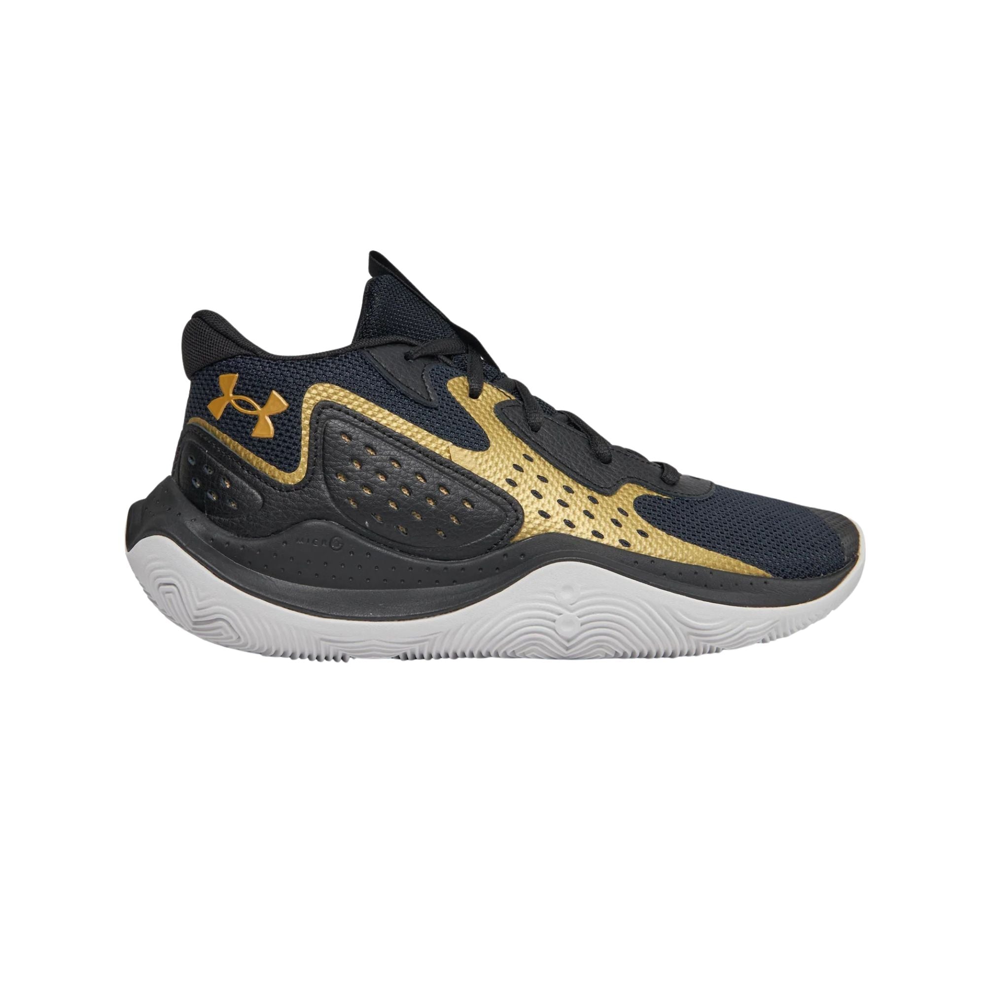 Scarpa Uomo da basket, UA Jet '23, con tomaia in misto pelle