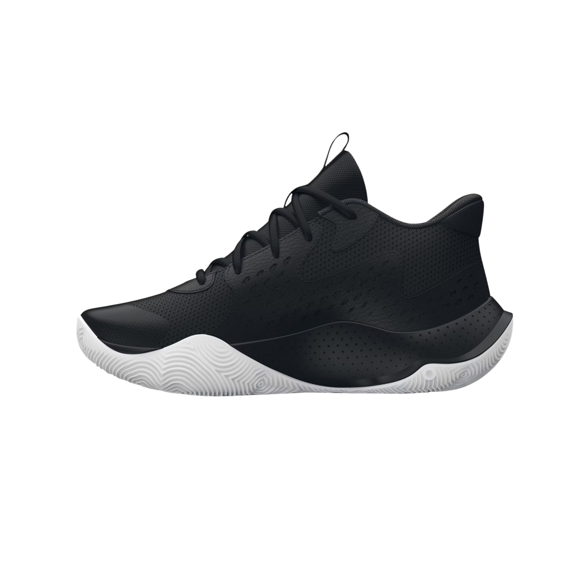 Scarpa Donna da basket, Grade School UA Jet, con tomaia in misto pelle