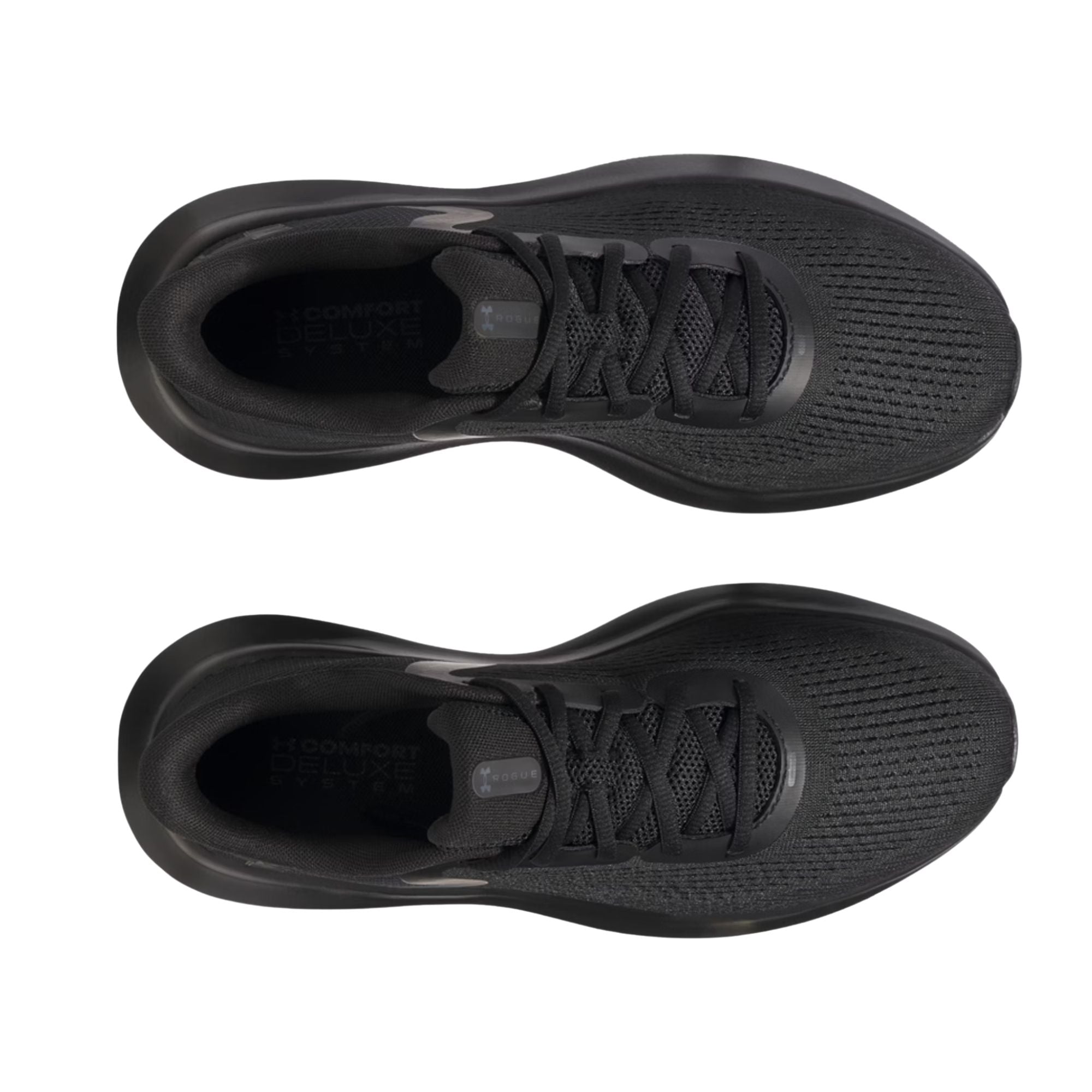 Scarpa Uomo modello UA Rogue 5 Nero, con tomaia in mesh traspirante