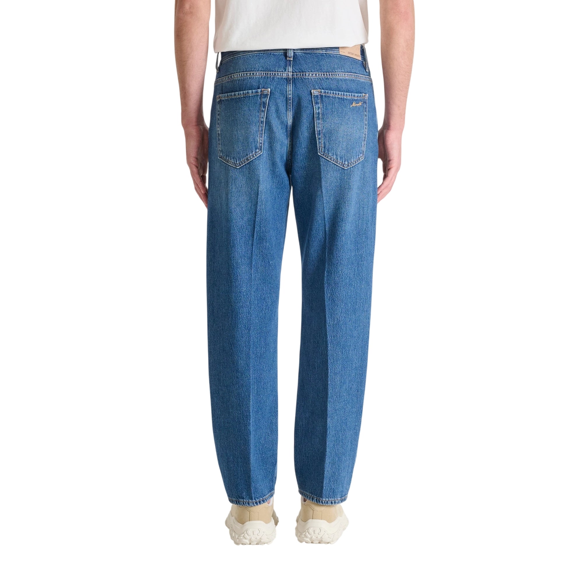 Jeans Uomo Ben morbido, con piega frontale