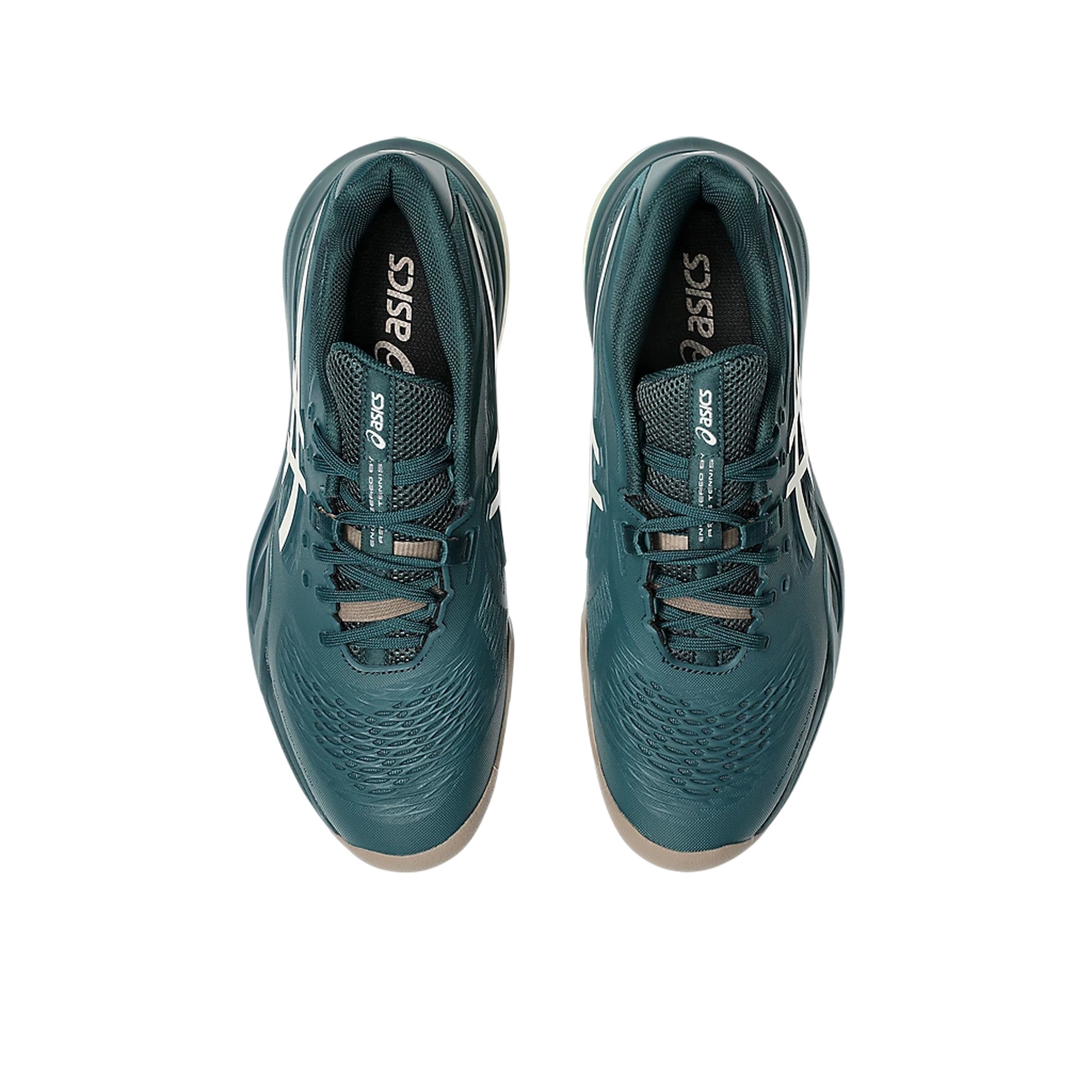 Scarpa Uomo GEL-RESOLUTION X CLAY, da tennis, con una resistente tomaia Verde