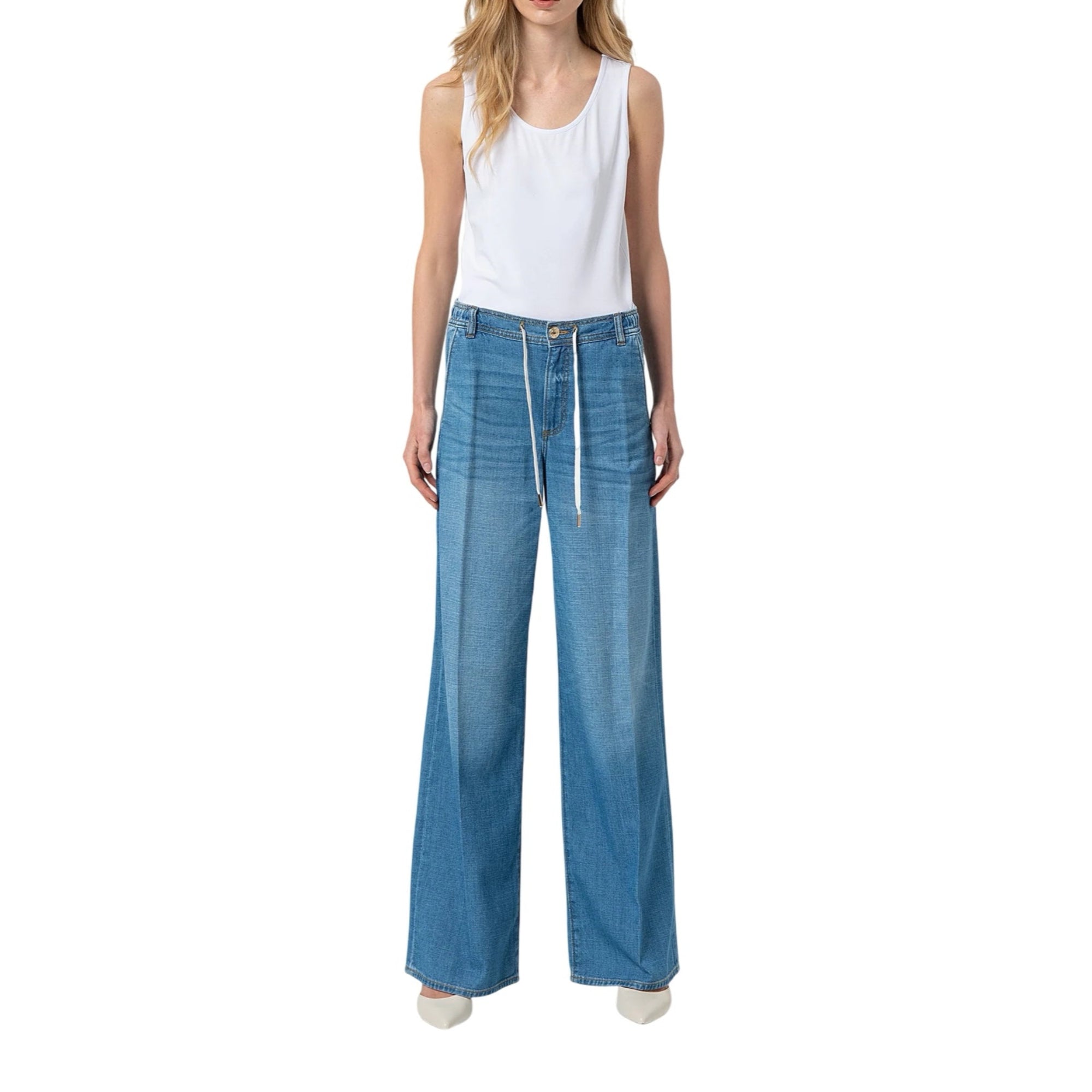 Women's Jeans Jeans Coulisse Fiorella Rubino AMPI FLUIDI CON