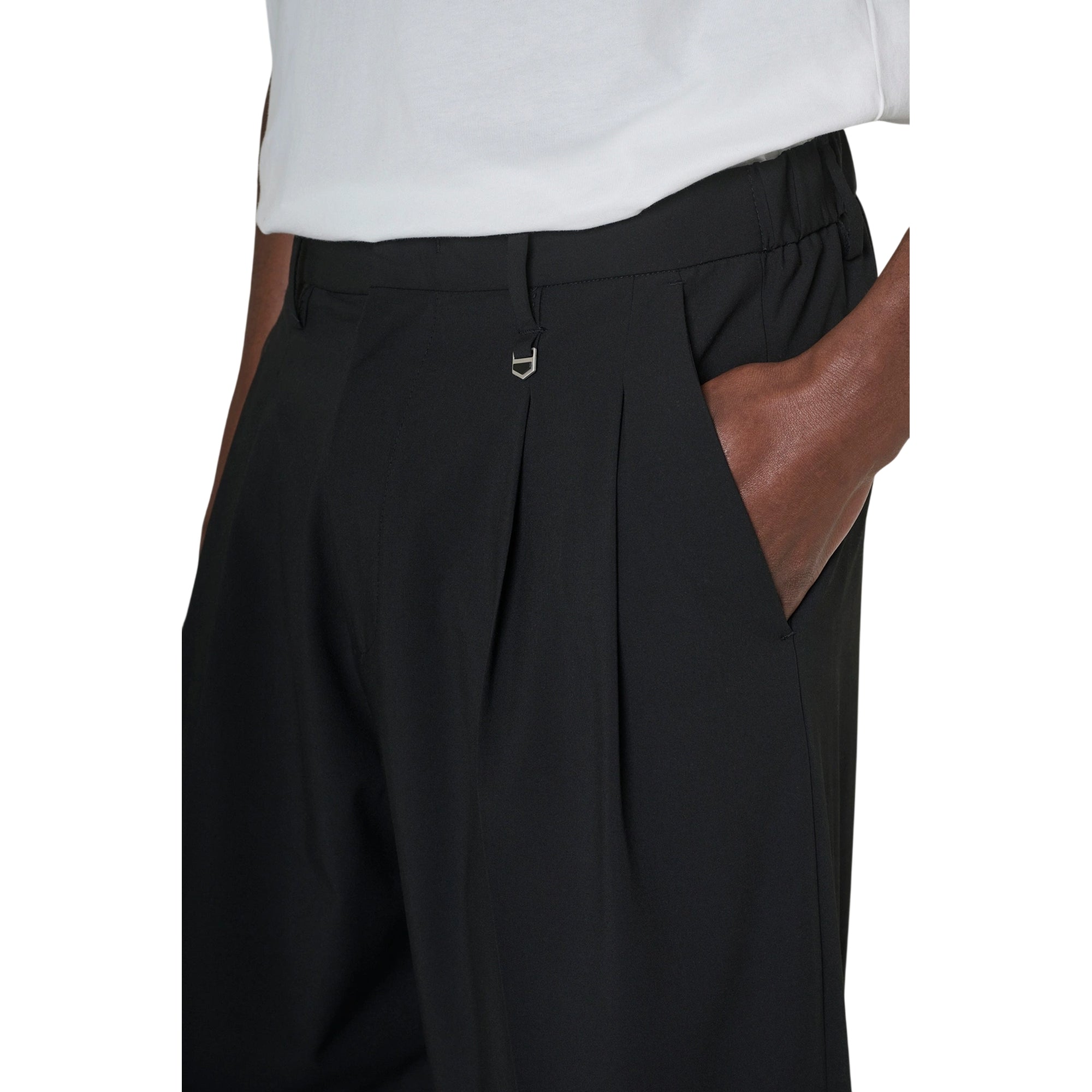Pantalone Uomo in misto viscosa, wide leg