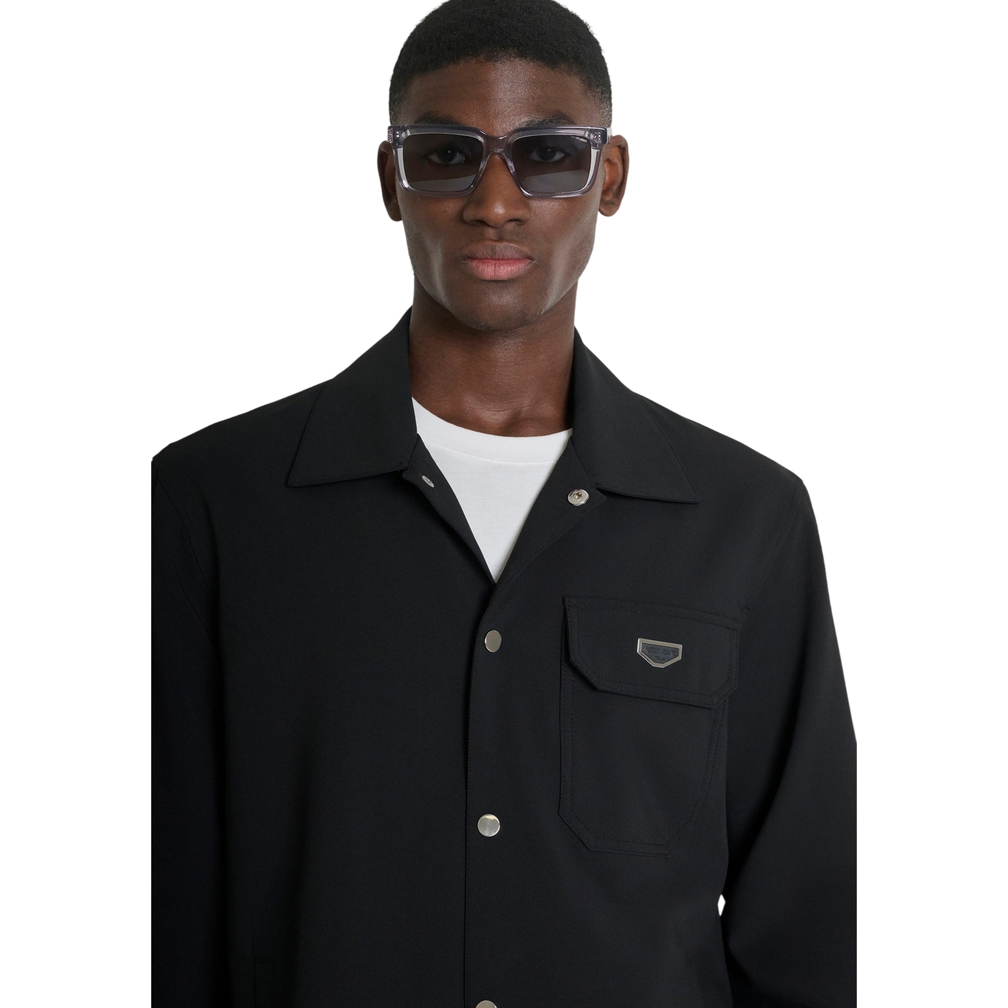 Camicia Uomo in tessuto elasticizzato misto viscosa