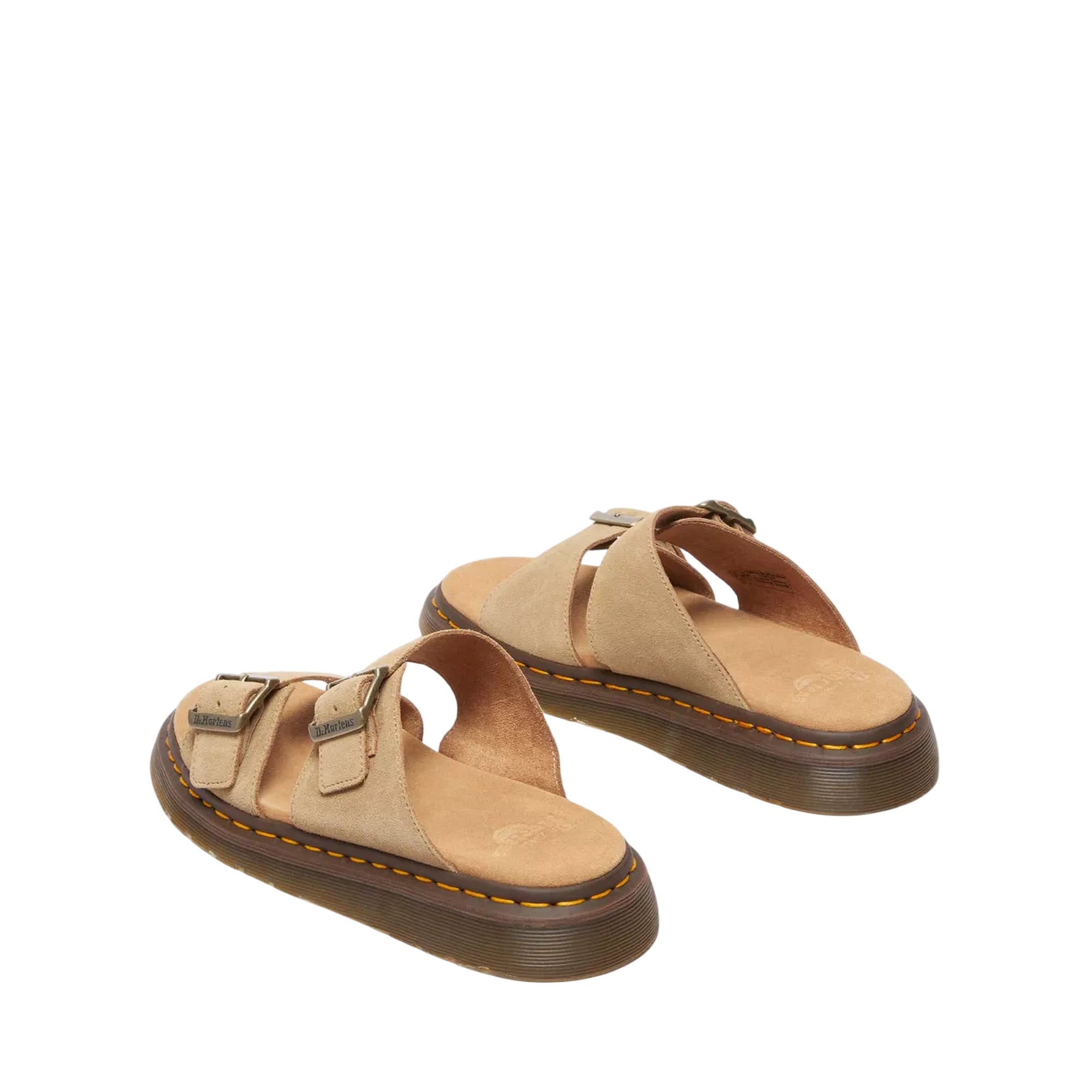 Sandalo Uomo con plantare in camoscio e suola scanalata