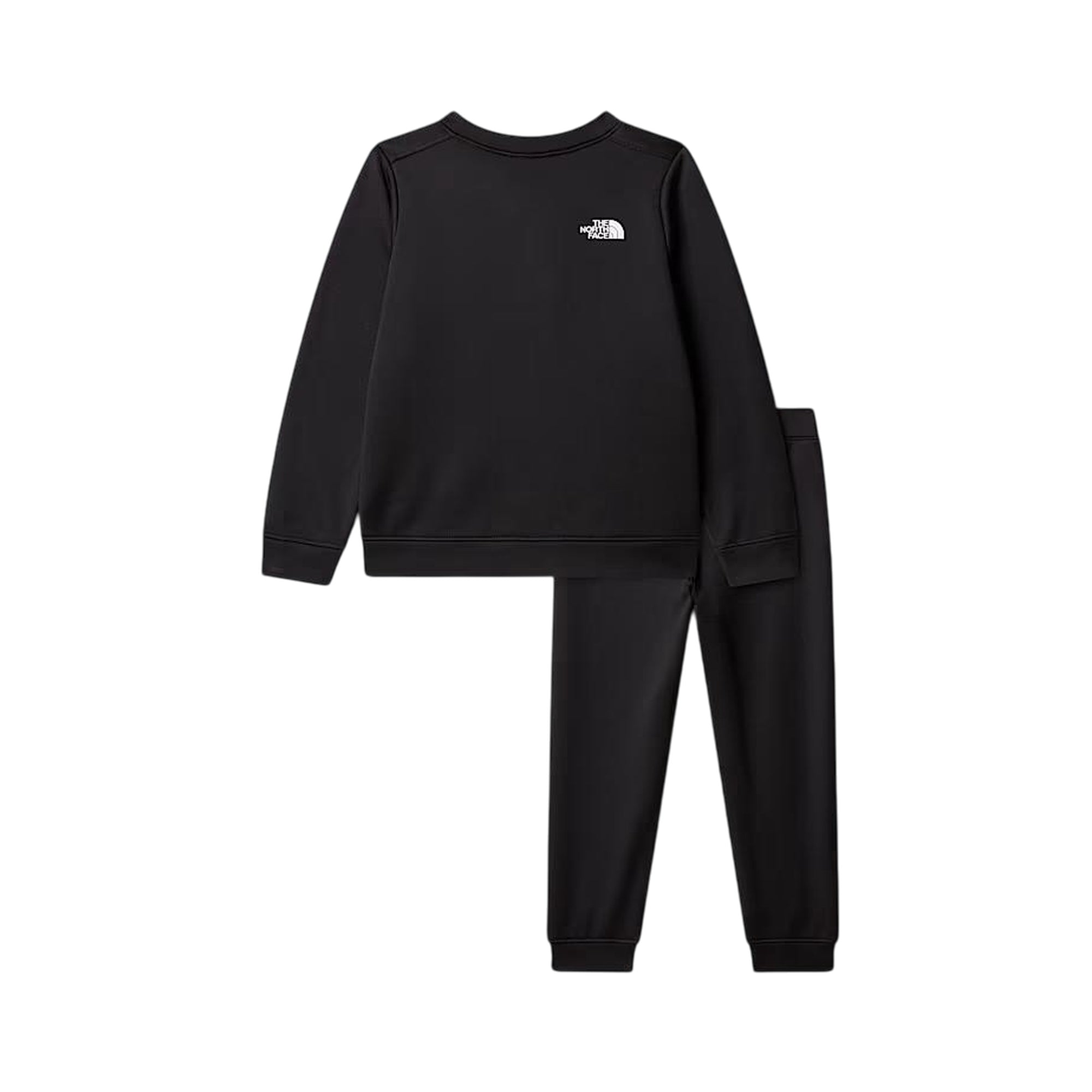 Tuta due pezzi Junior in pile TNF Performance Nero retro