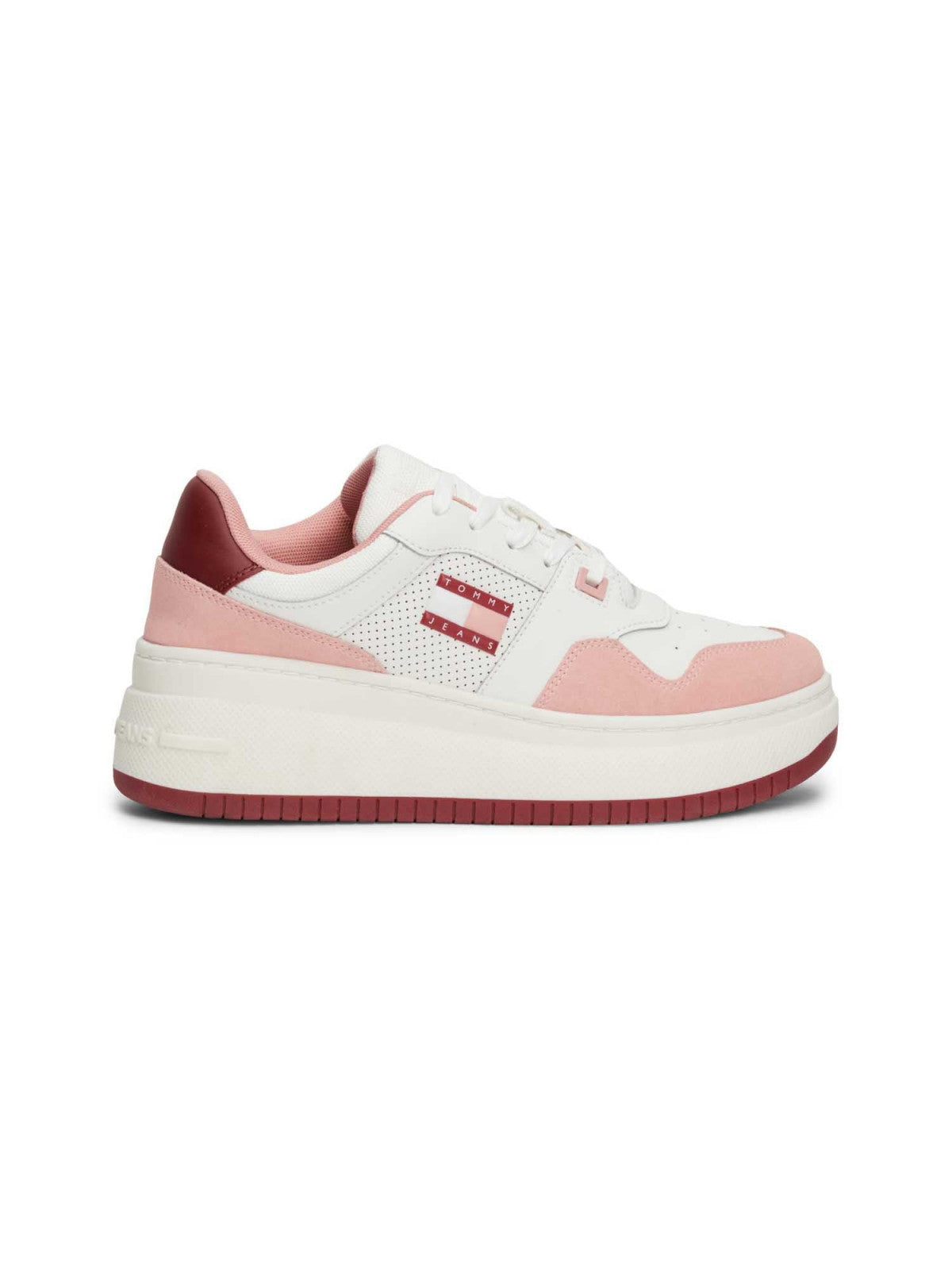 Tommy Hilfiger Sneakers TJW Retro Bianco Blu Suola Piattaforma