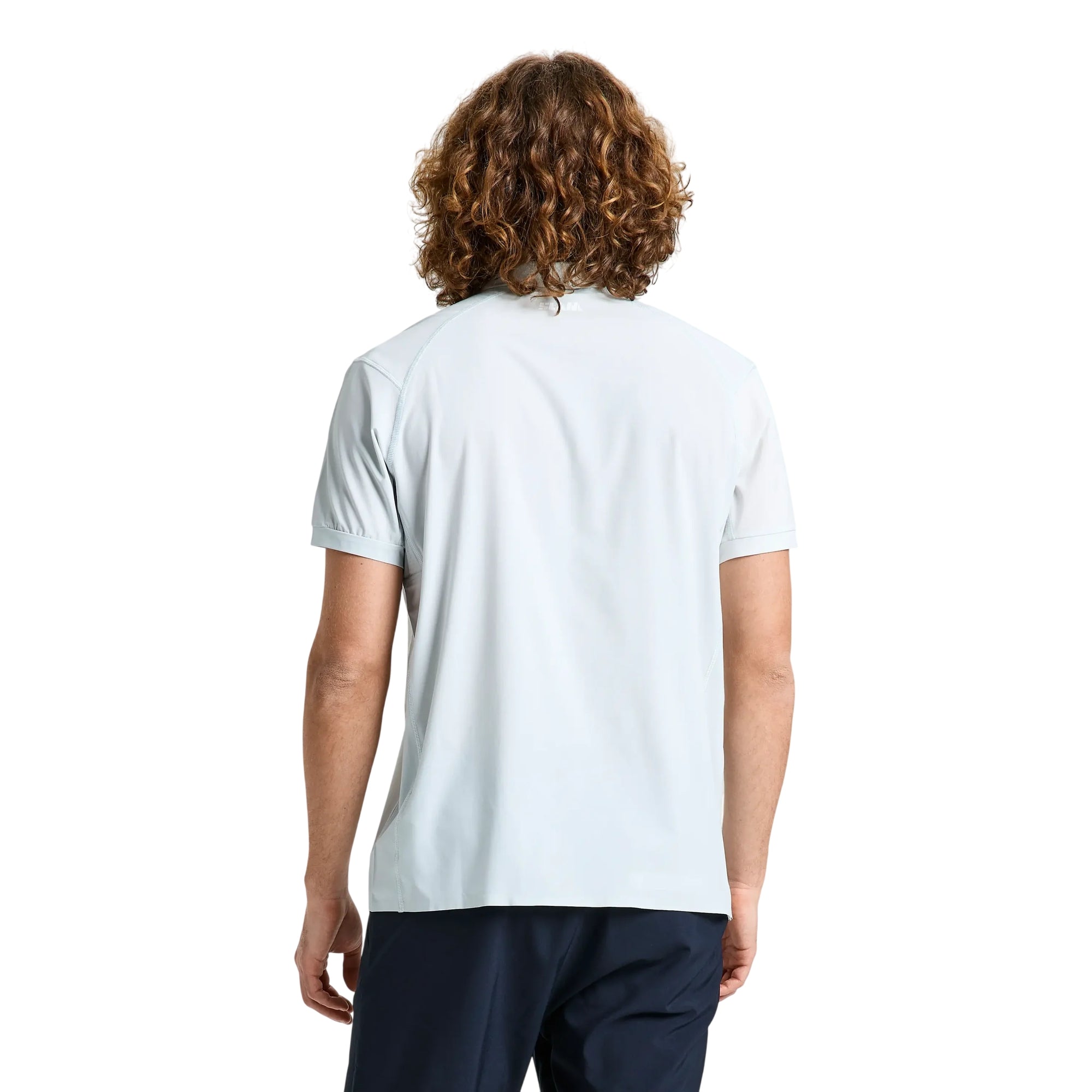 Polo Uomo OD Tech Pique, in tessuto tecnico, con scollo zip