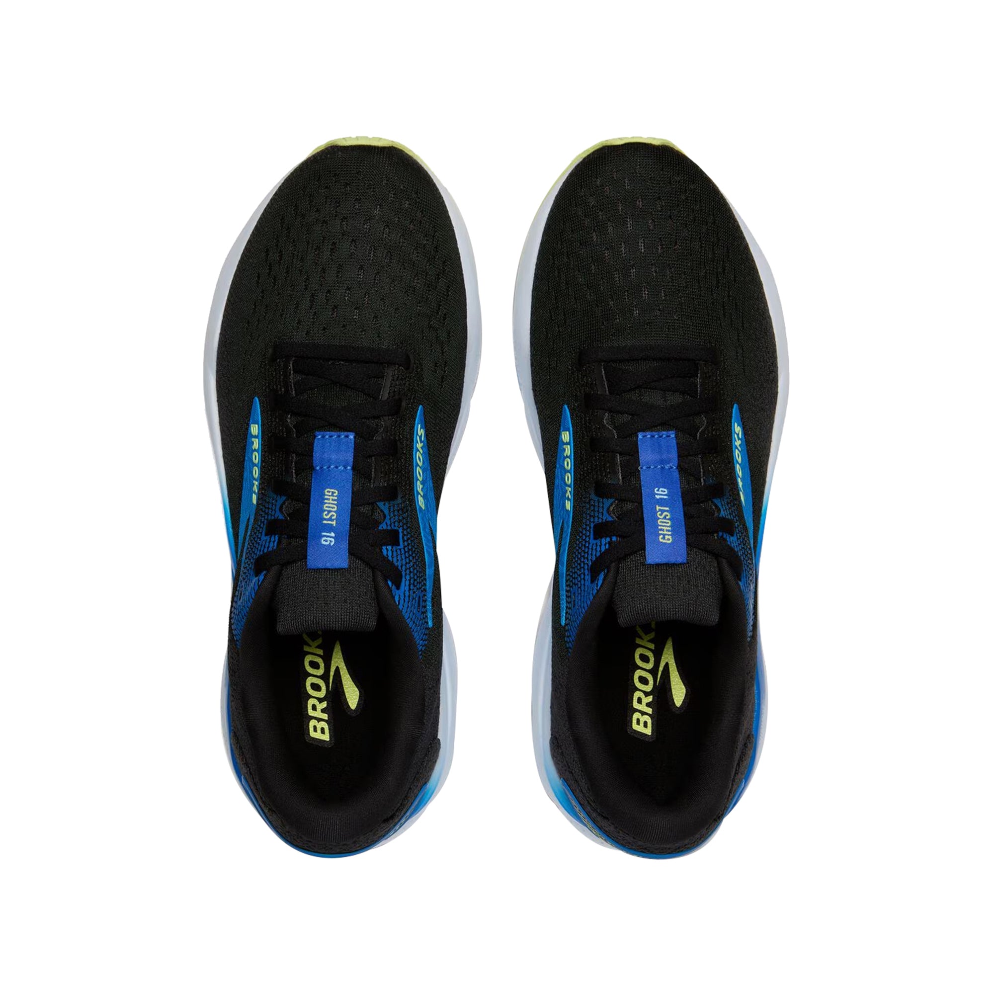 BROOKS Scarpe Running Uomo GHOST 16 Nero/Blu