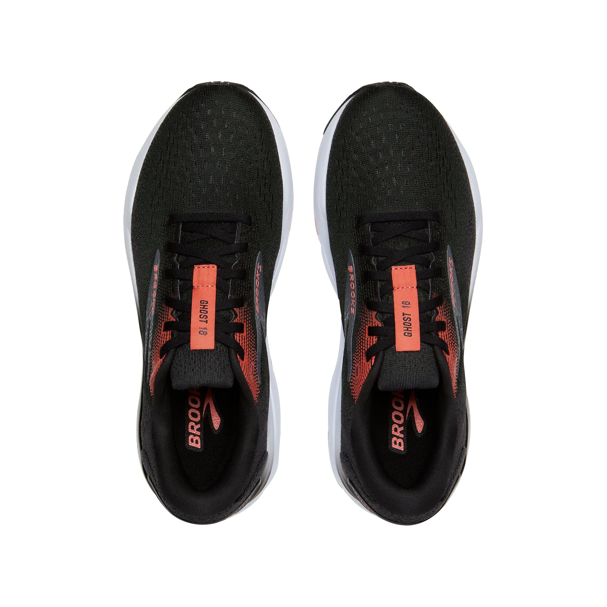BROOKS Scarpe Running Uomo Ghost 16 Nero e Rosso