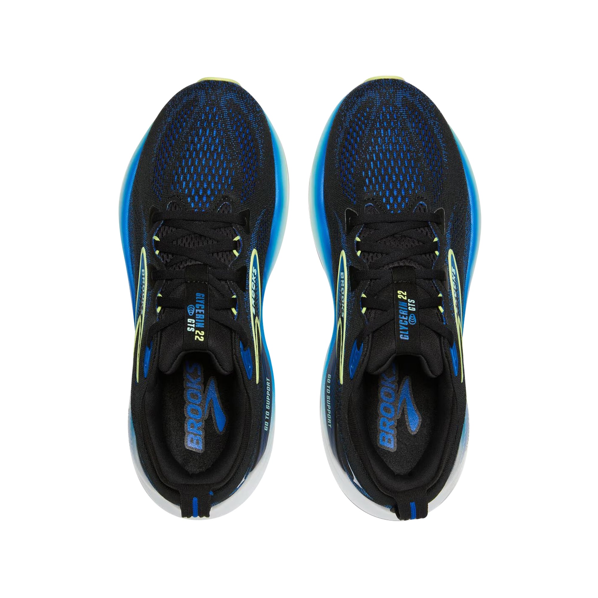 BROOKS Scarpe Running Uomo Glycerin GTS 22 Nero