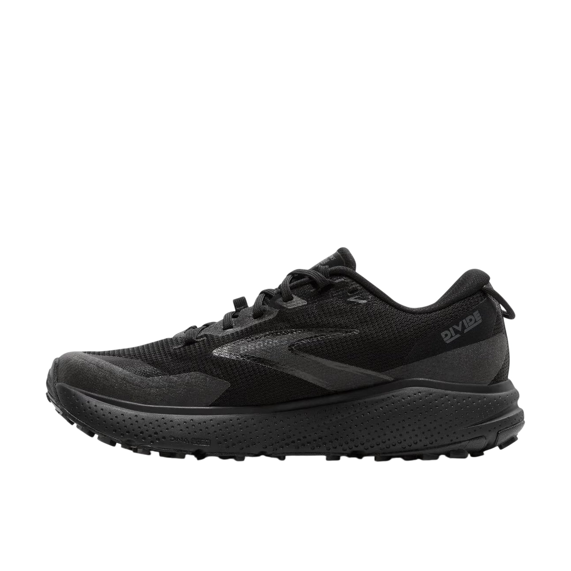 Scarpa Uomo Nera, da trail, con logo tono su tono