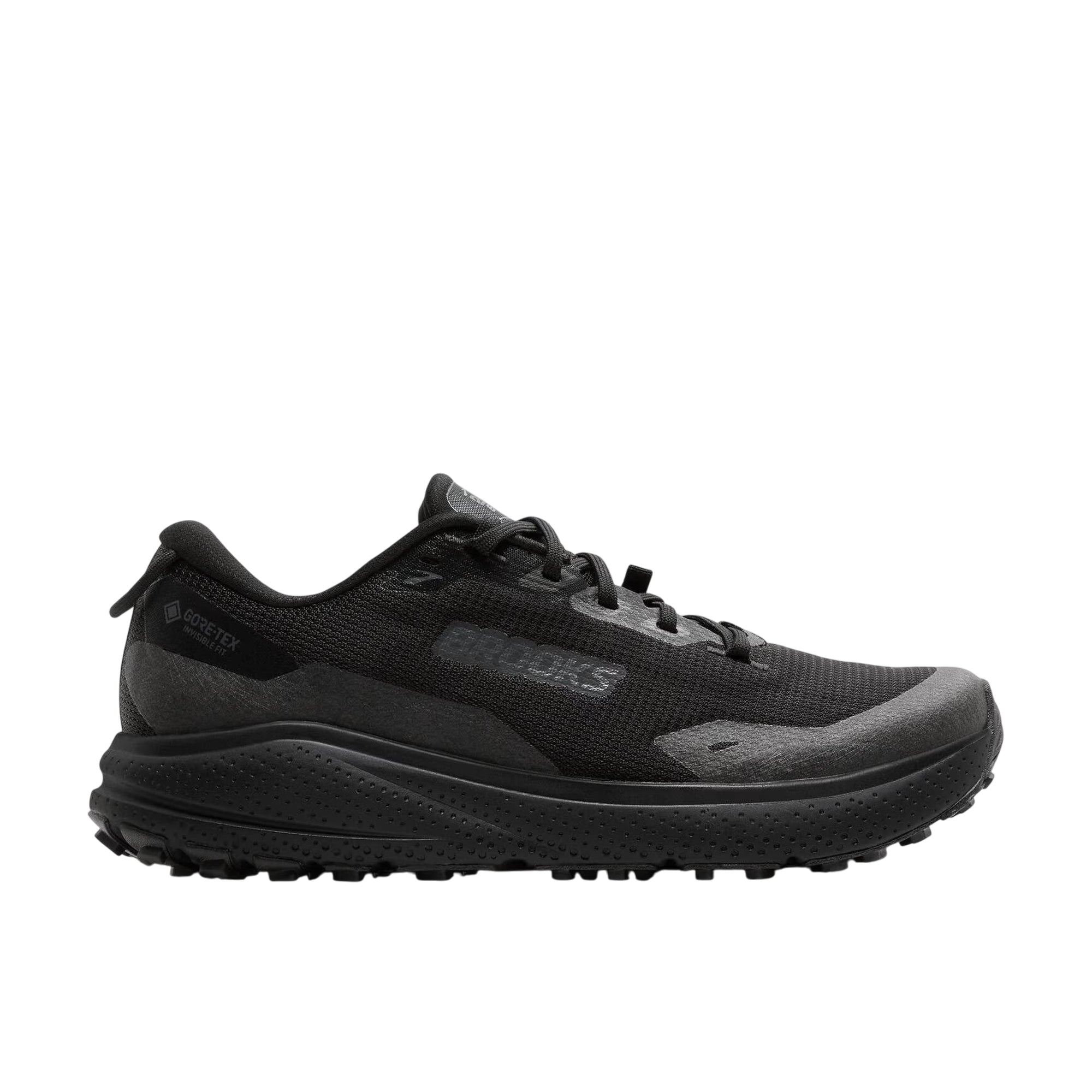 Scarpa Uomo Nera, da trail, con logo tono su tono