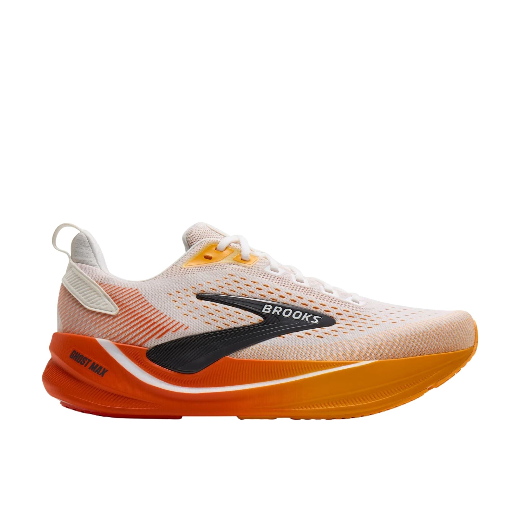 Scarpa Running Uomo Ghost Max 4 Bianco/Arancio