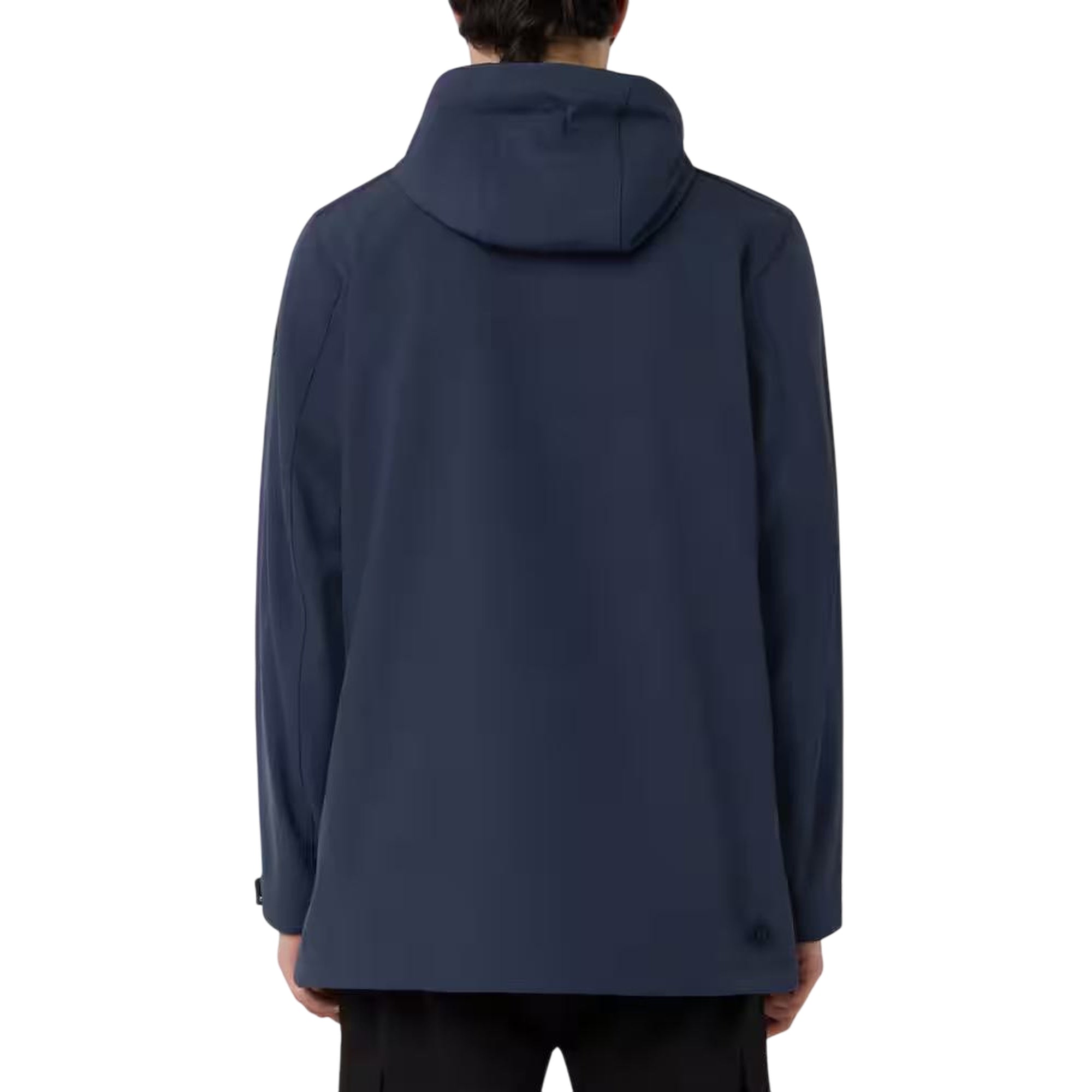 Giubbino Uomo Blu in nylon 3 strati modello retro