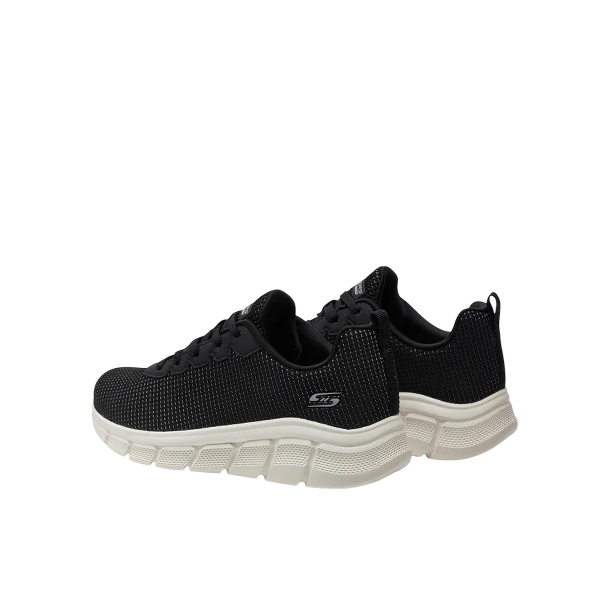 Sneakers Donna Nera, Bob B Flex, con tomaia traspirante e suola ammortizzata