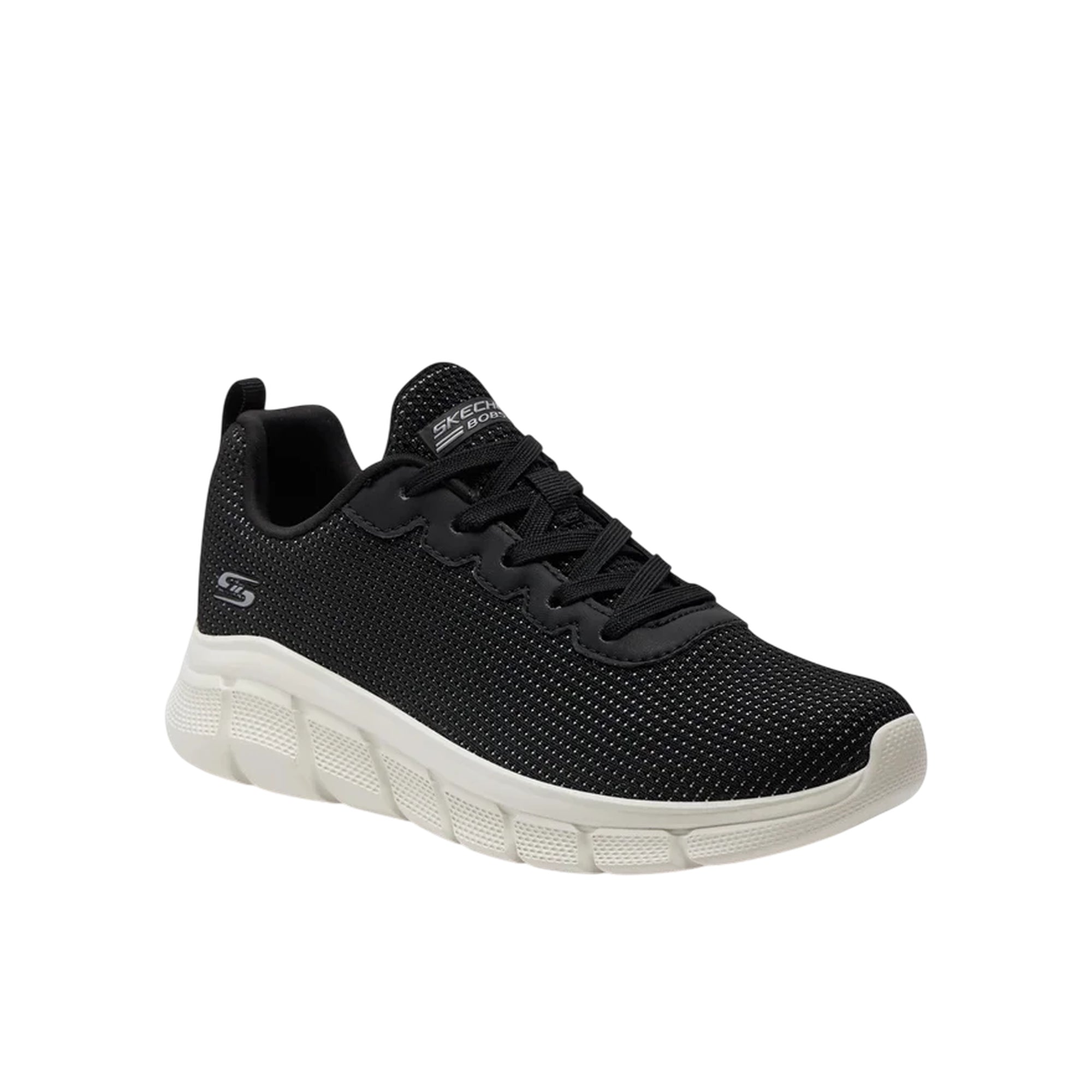 Sneakers Donna Nera, Bob B Flex, con tomaia traspirante e suola ammortizzata