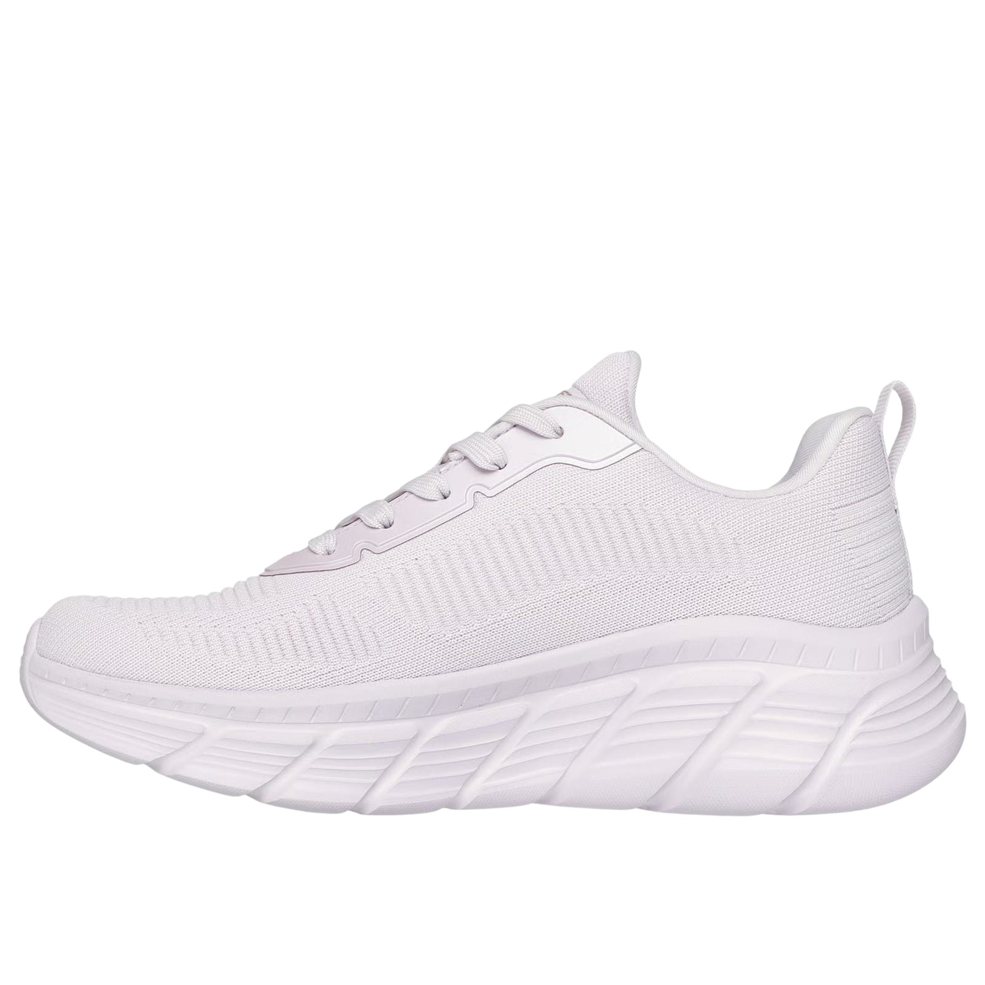 Sneakers Donna Bobs Sport B Flex Hi - Flying Lilla con tomaia in maglia