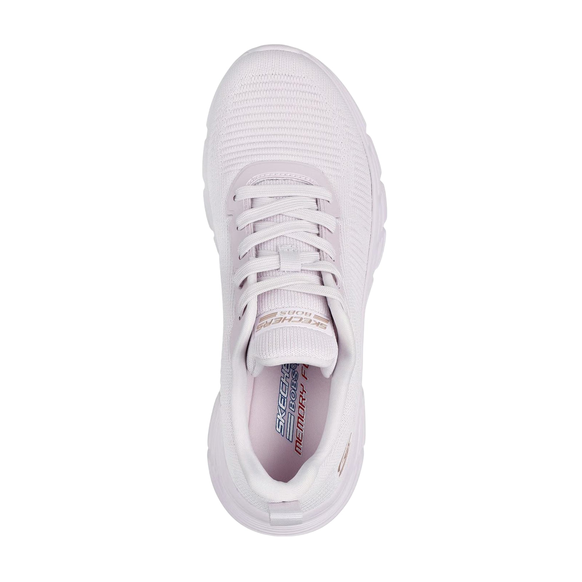 Sneakers Donna Bobs Sport B Flex Hi - Flying Lilla con tomaia in maglia