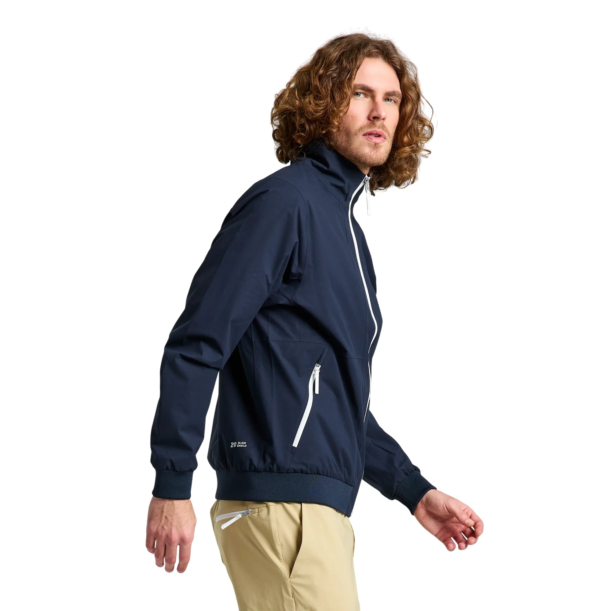 Giacca Uomo Blu, Altura Dock , con logo a contrasto