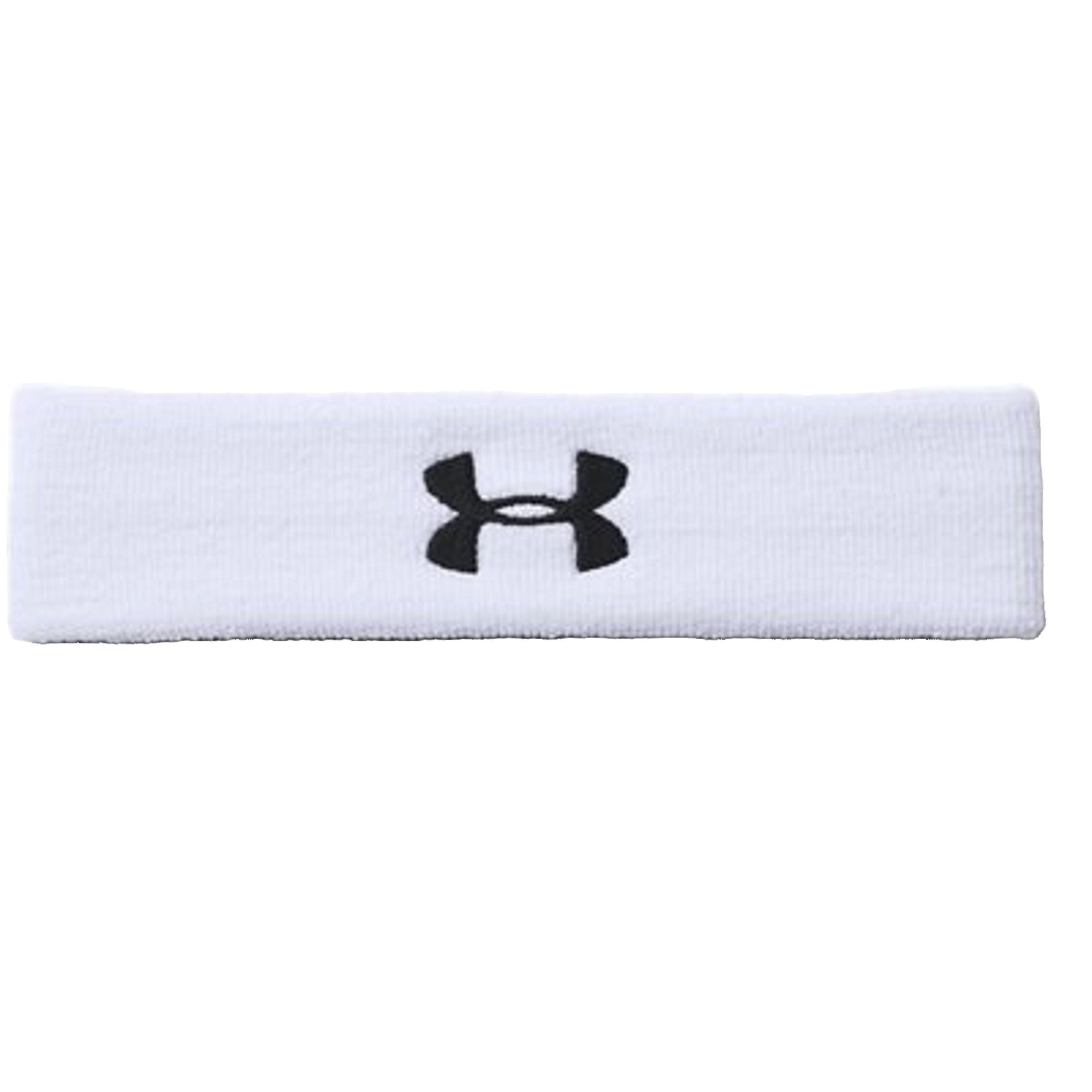 Fascia tergisudore Unisex bianca con logo nero