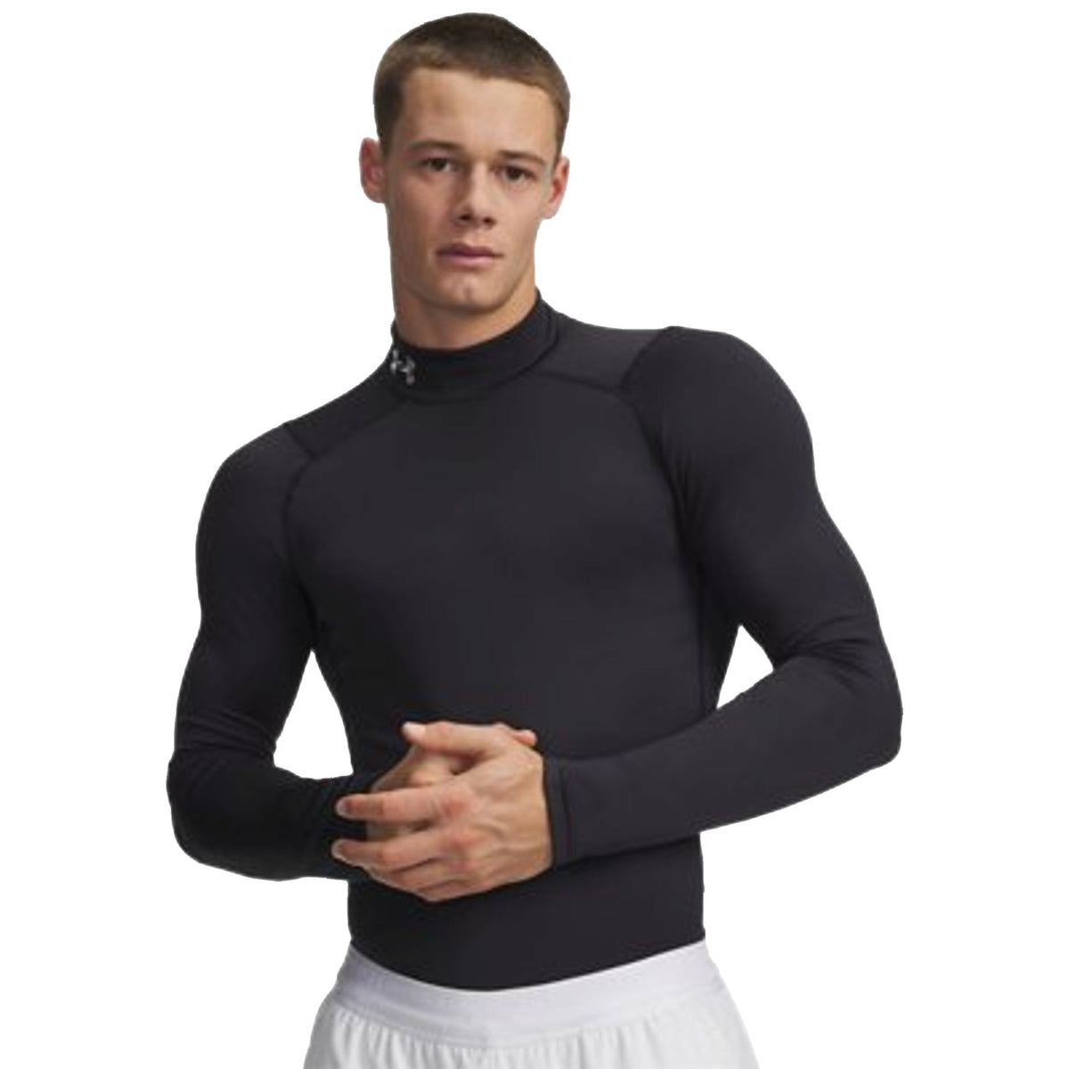 Maglia mock Uomo ColdGear Fitted modello frontale