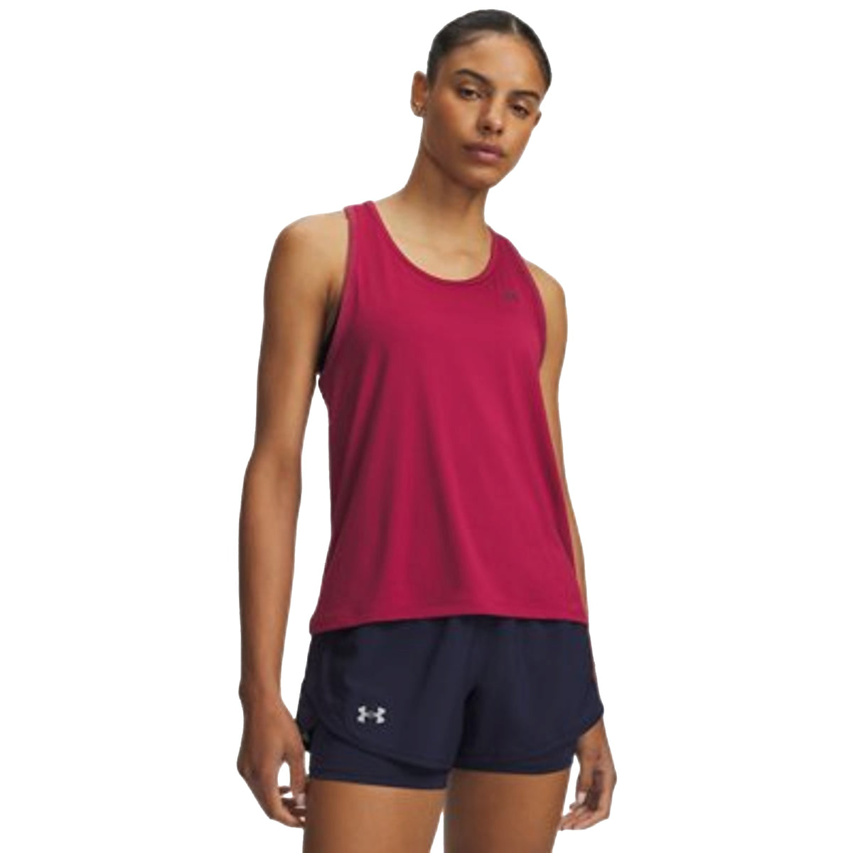 Canotta Donna UA Tech Knockout Fucsia