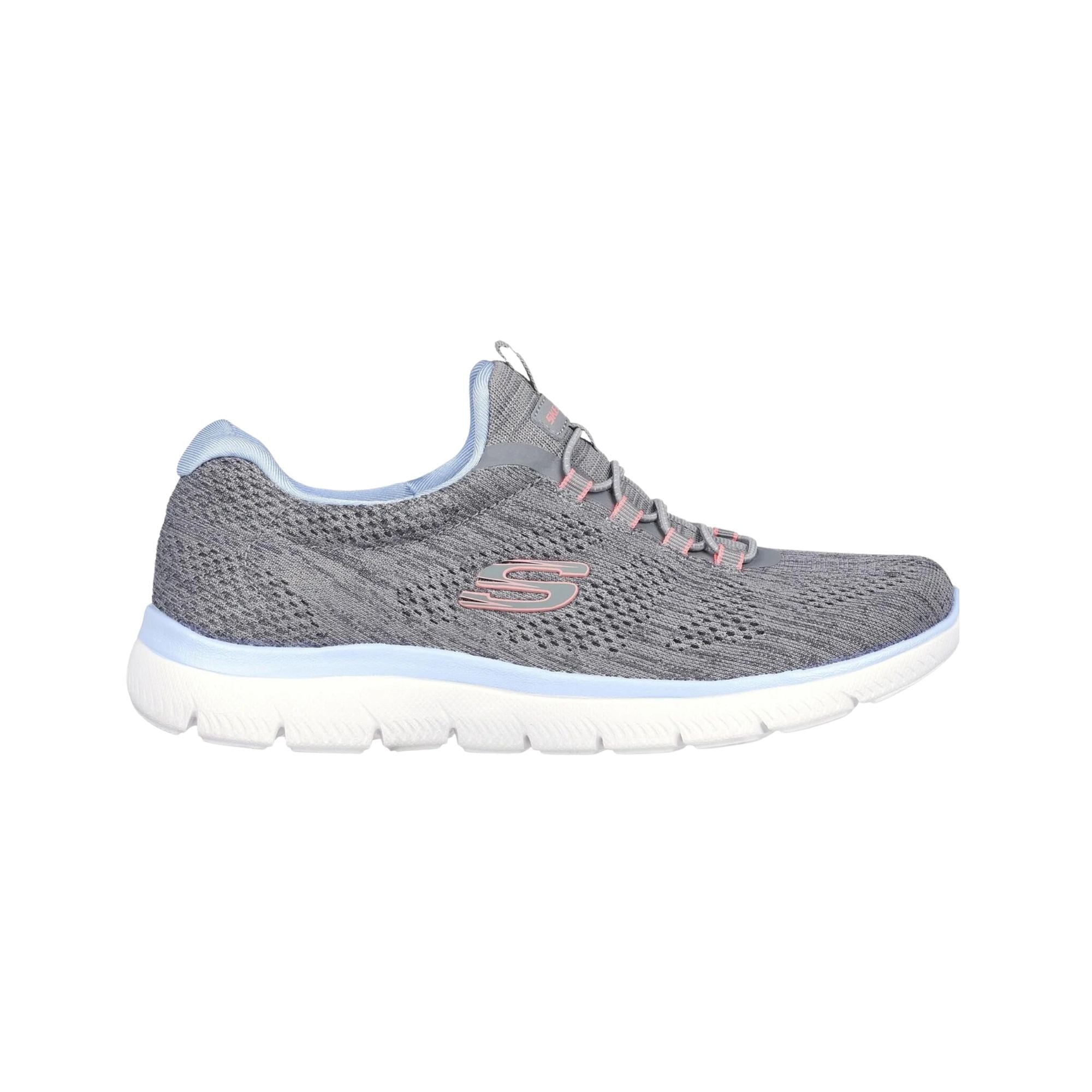 Sneakers Donna slip-in con intersuola leggera ammortizzante e dettagli Rosa