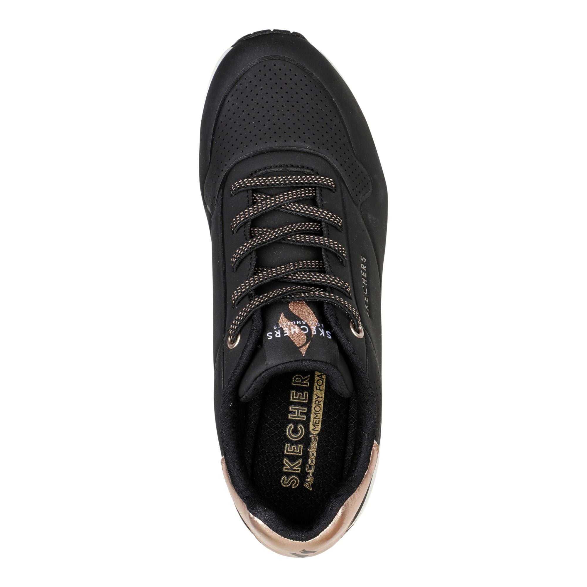 SKECHERS Sneakers Donna UNO Shimmer Nero