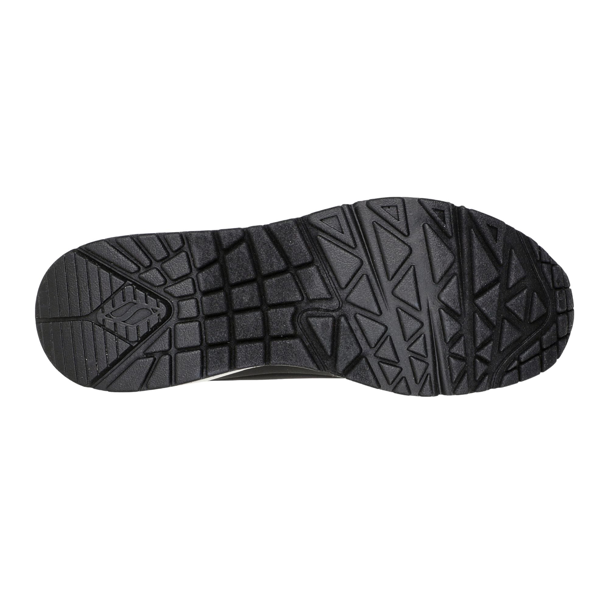 SKECHERS Sneakers Donna UNO Shimmer Nero suola