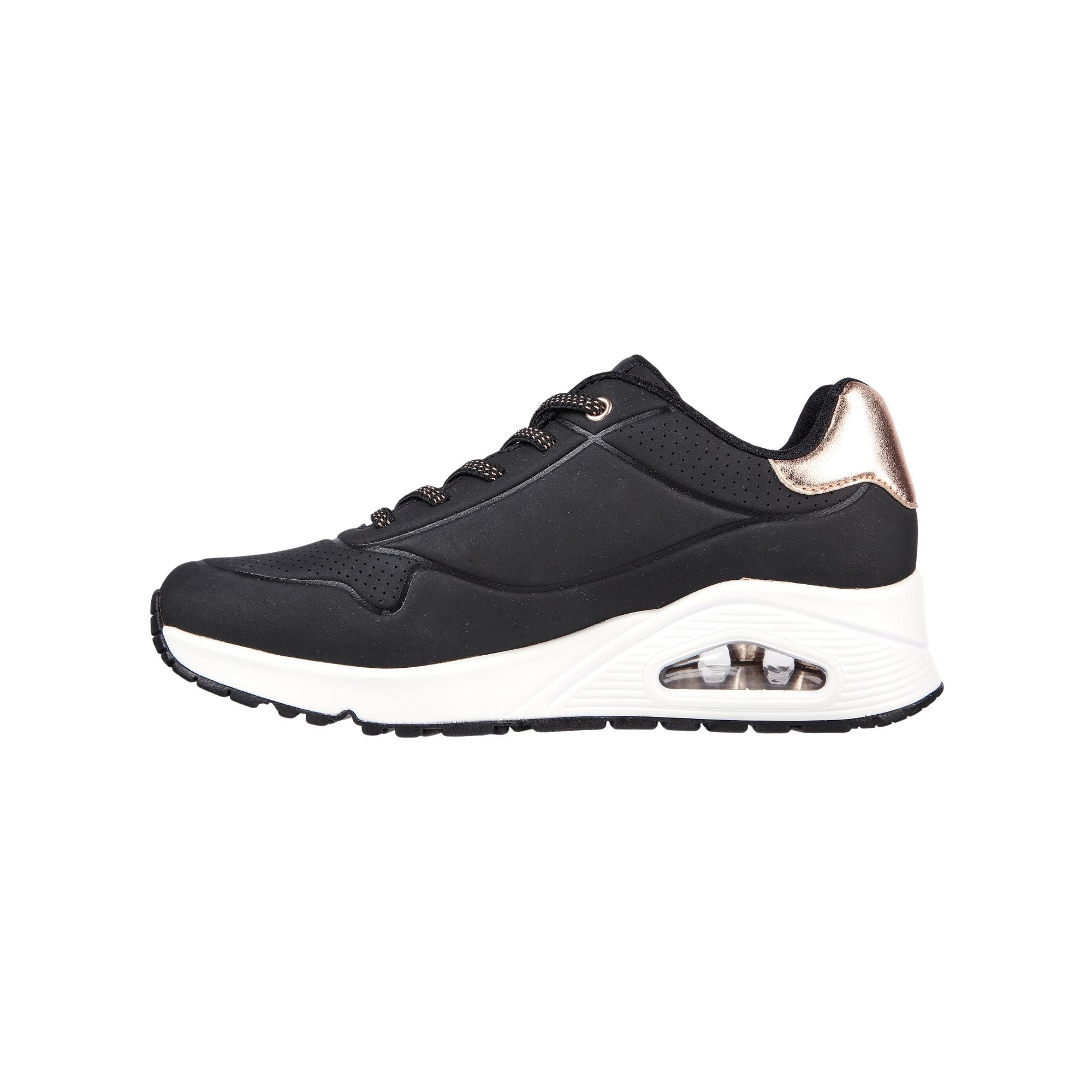 SKECHERS Sneakers Donna UNO Shimmer Nero