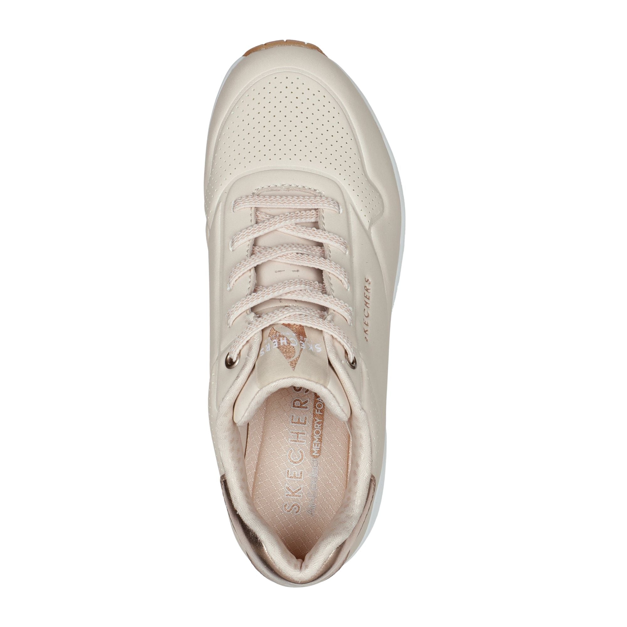 SKECHERS Sneakers Donna UNO Shimmer Beige