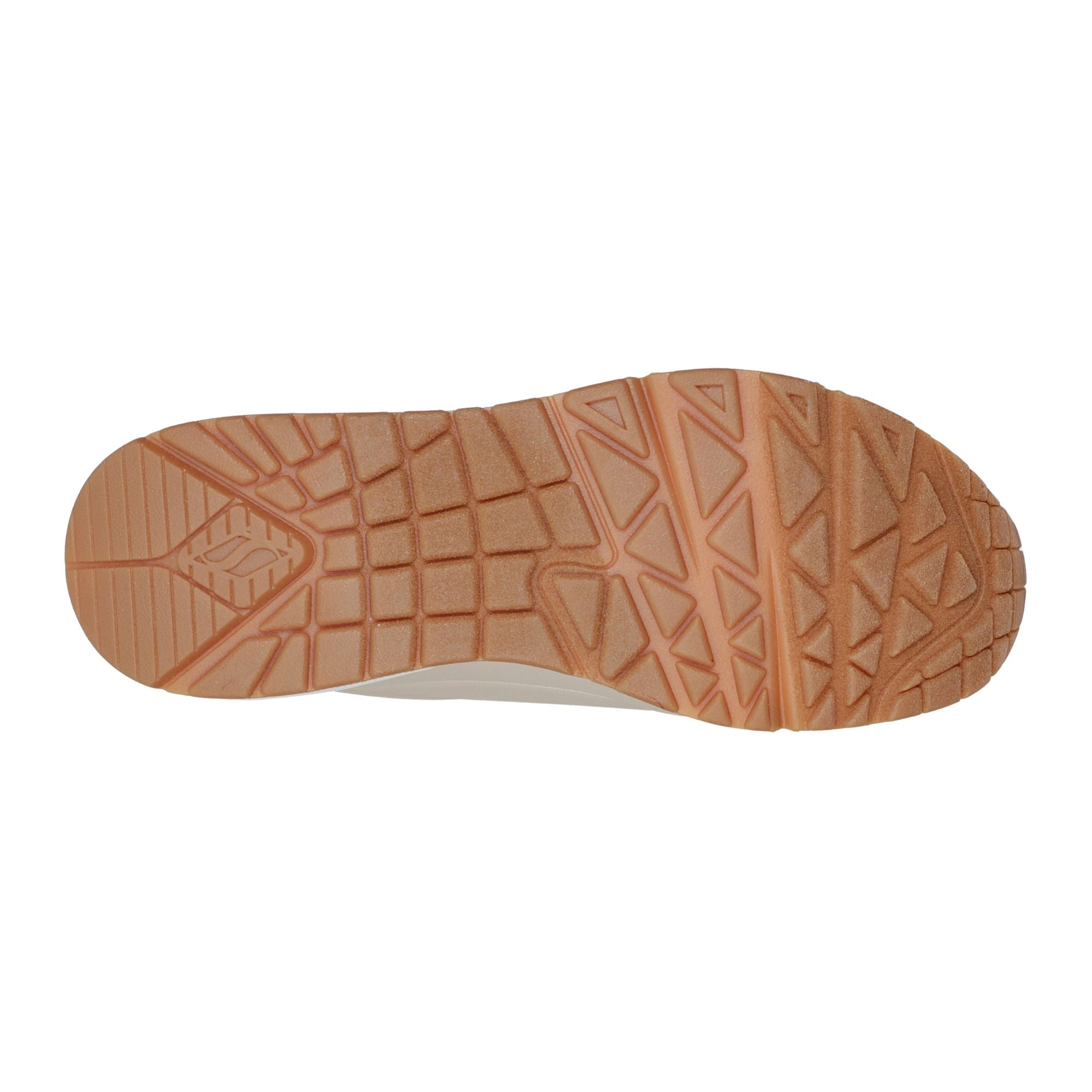 SKECHERS Sneakers Donna UNO Shimmer Beige suola
