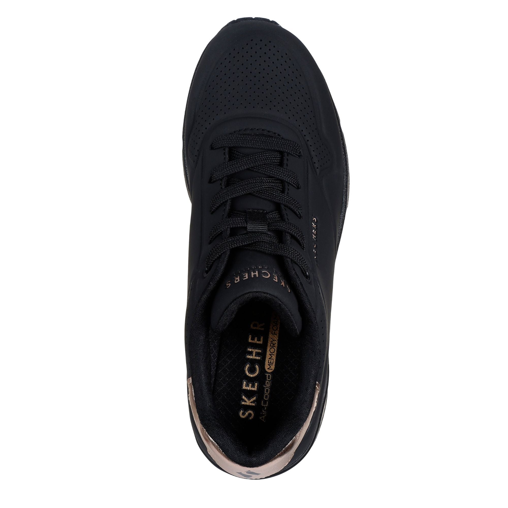 SKECHERS Sneakers Donna Uno Wedge - HI Steps Nero