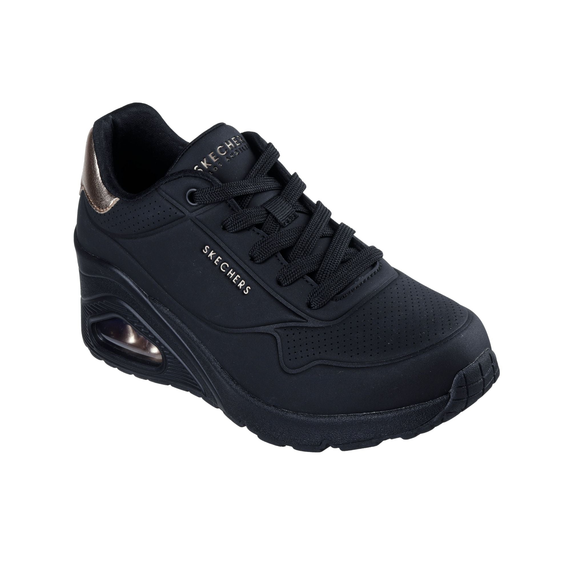 SKECHERS Sneakers Donna Uno Wedge - HI Steps Nero