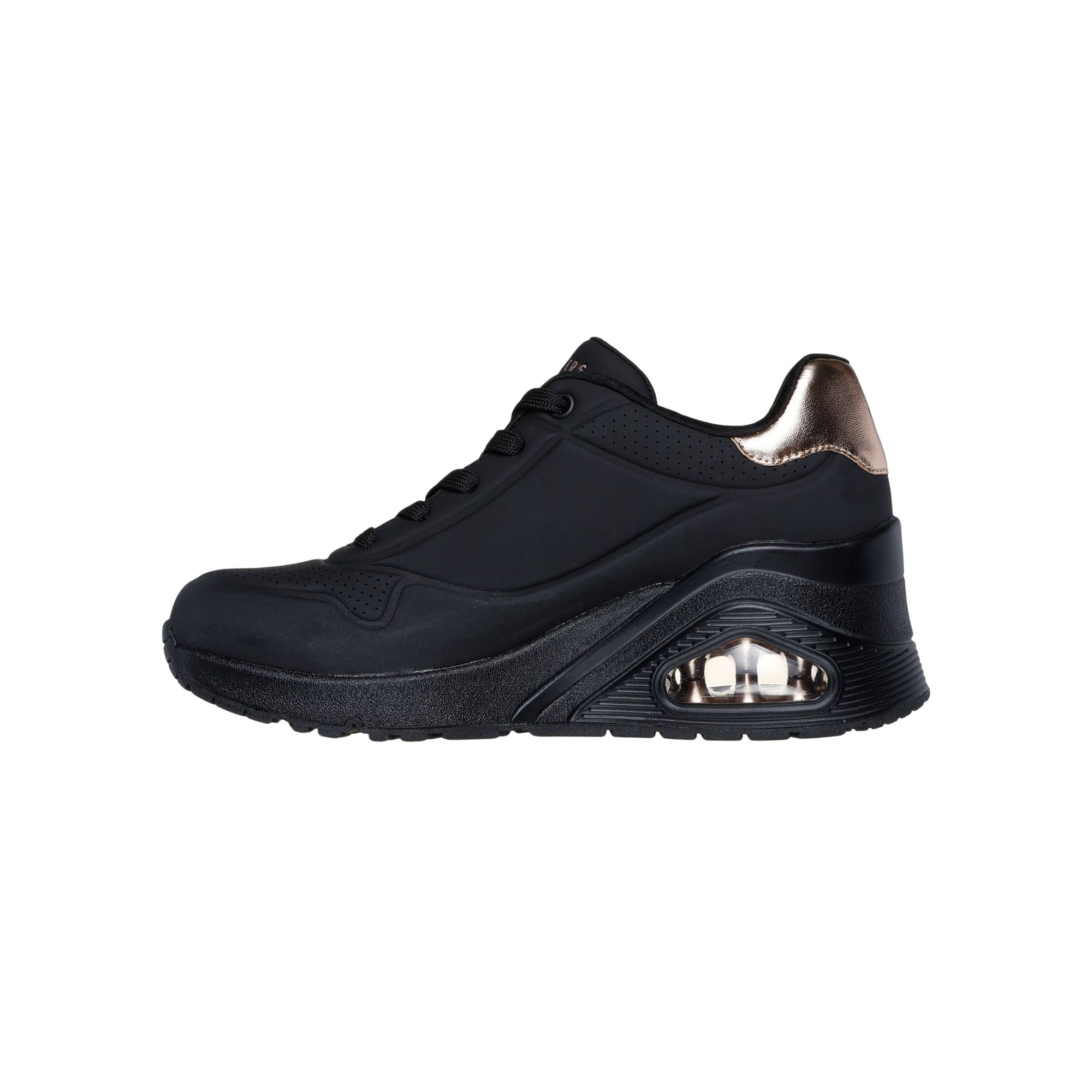 SKECHERS Sneakers Donna Uno Wedge - HI Steps Nero