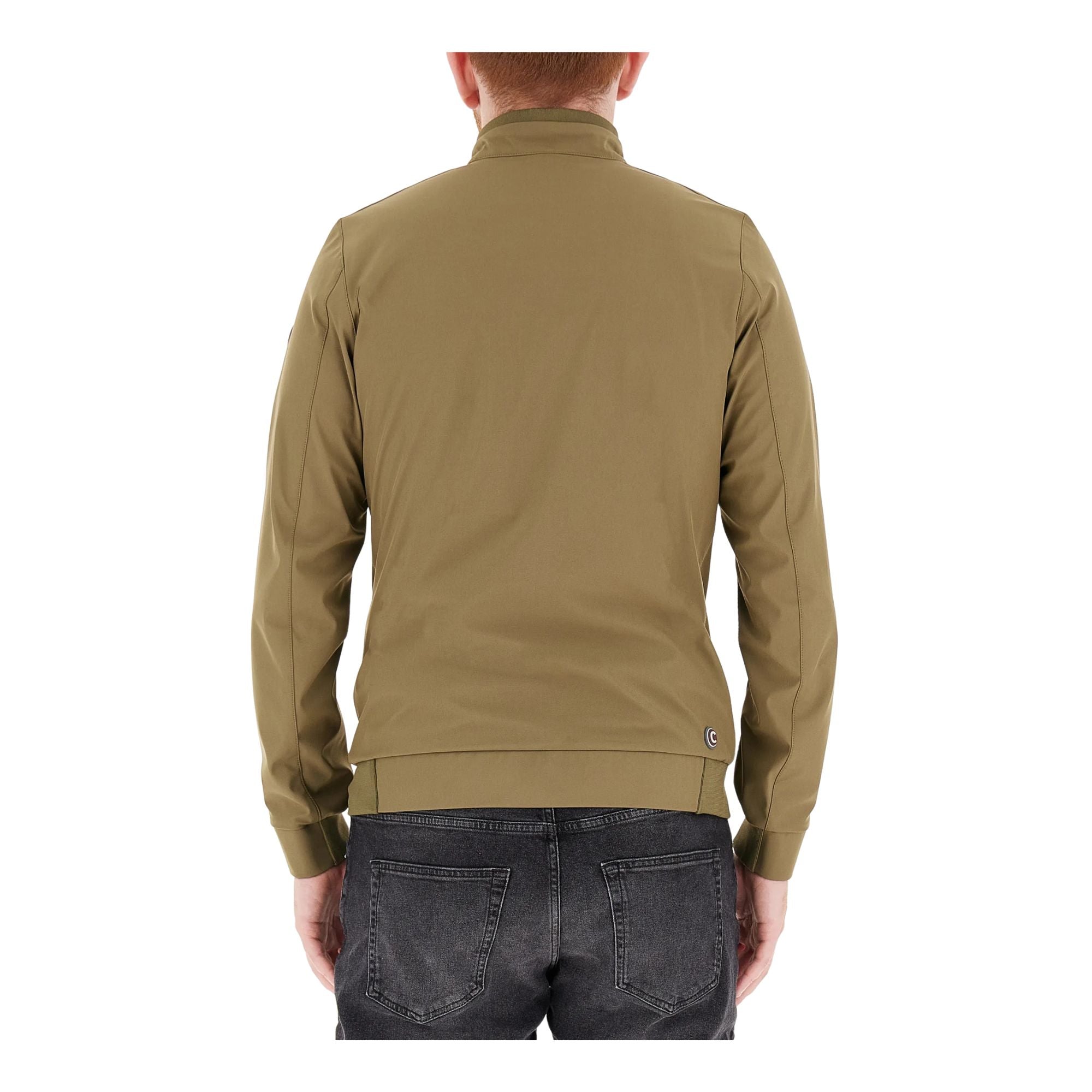 Giacca Uomo a tinta unita, dotata di tasche laterali con zip e logo applicato