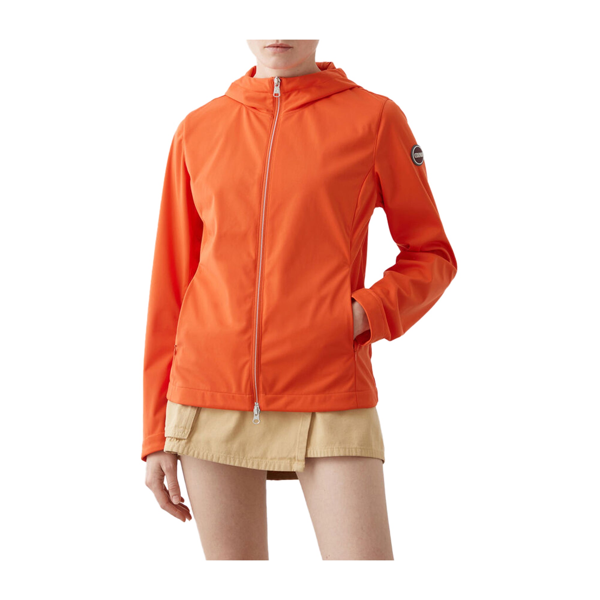 Colmar Giacca Donna Softshell con cappuccio Arancione