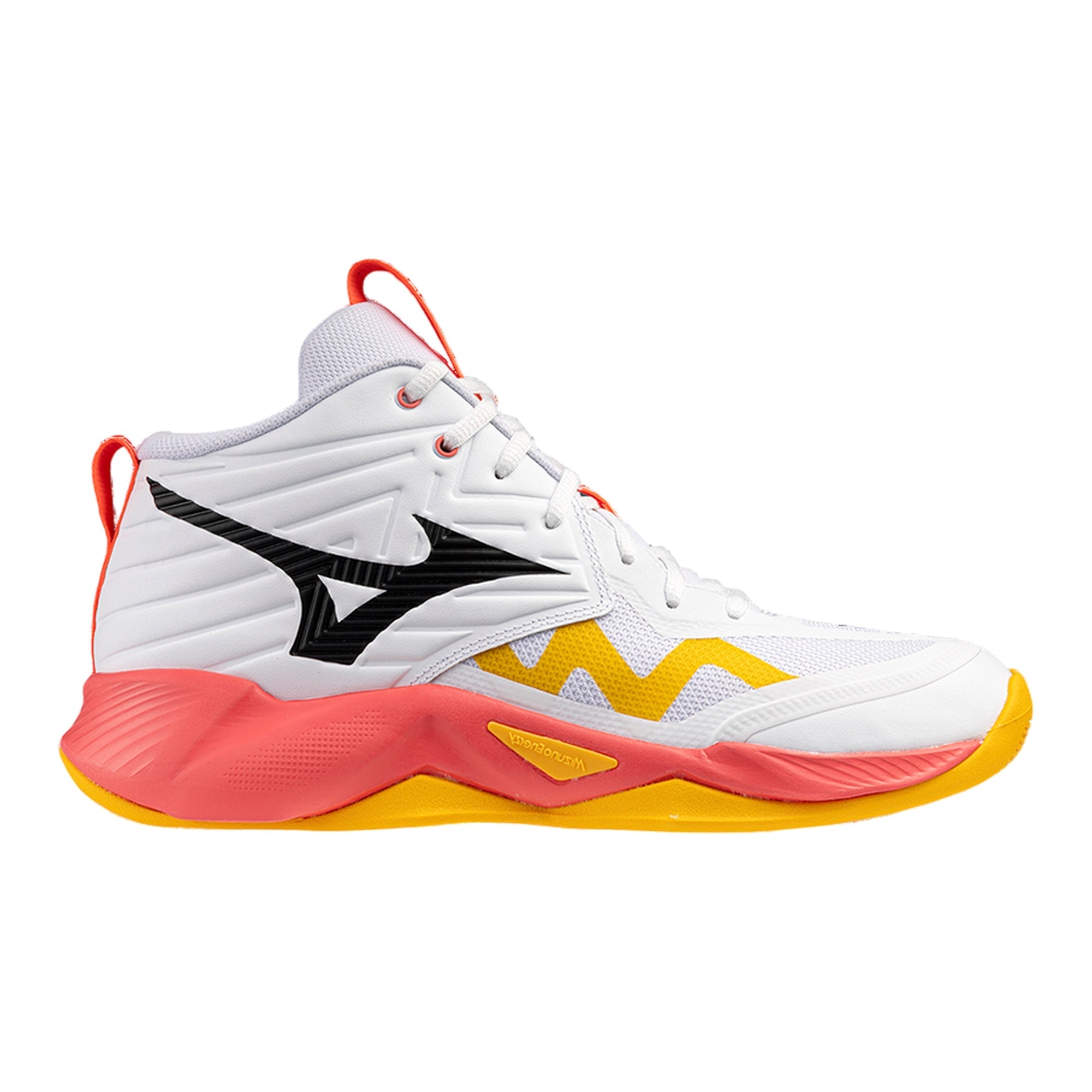 Acquista subito la Scarpa Volley Unisex, dotata di ammortizzazione Mizuno Energy NXT, imbottitura spessa e suola a contatto ampliato firmata Mizuno. Vieni a scoprire tutta la collezione su noisport.it