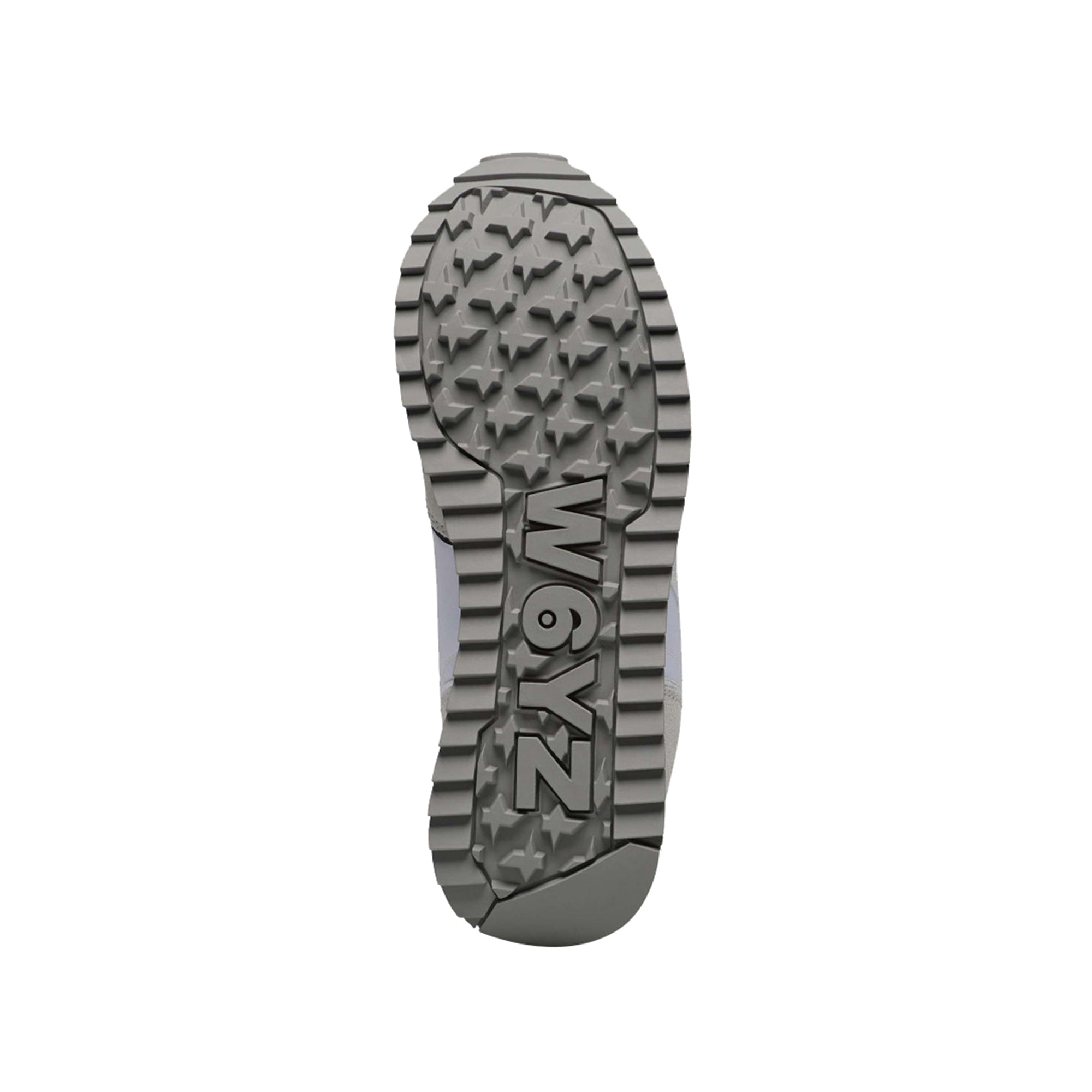 Sneakers Donna in suede e tessuto tecnico Bianco-Argento suola