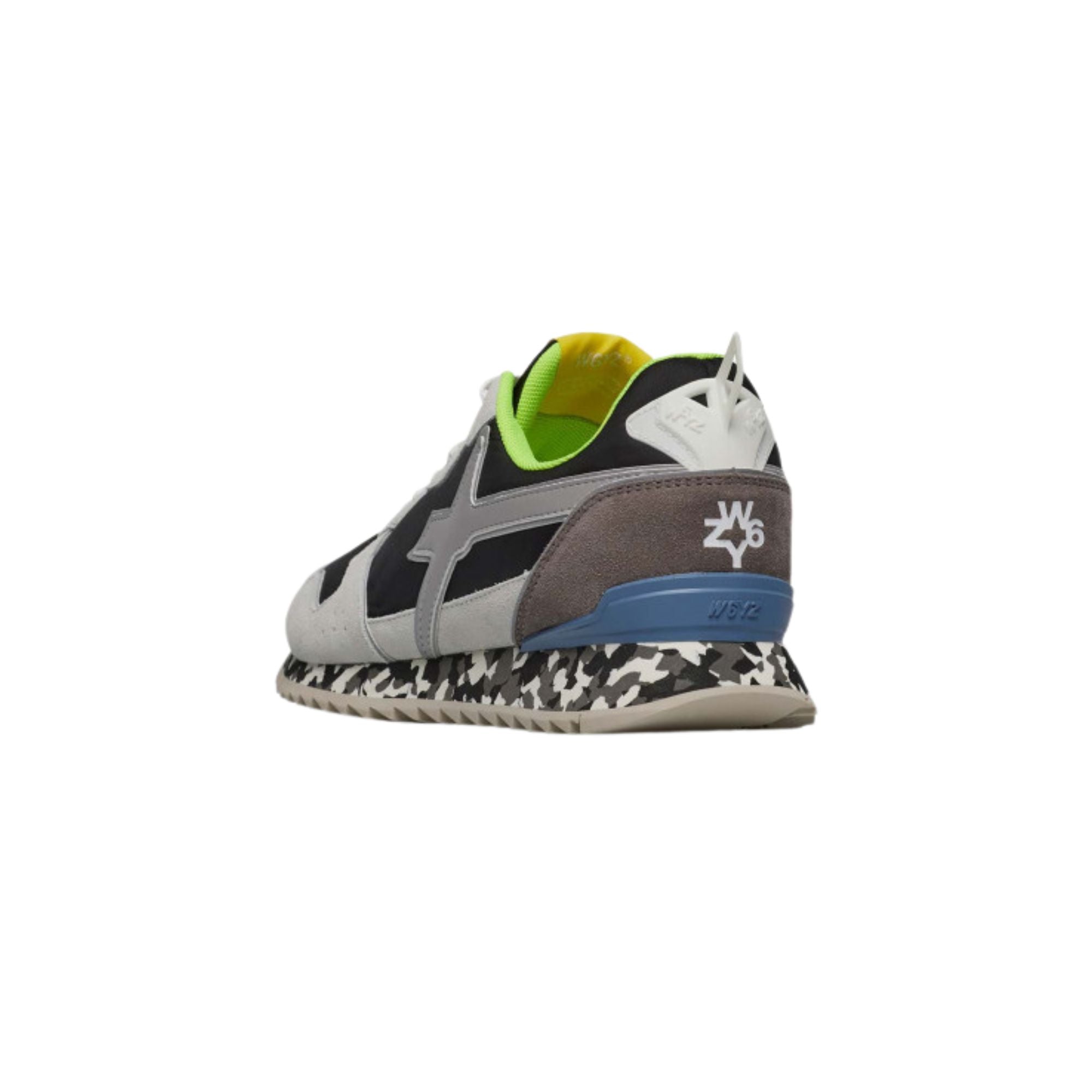Sneakers Uomo Jet M in tessuto tecnico e suede Bianco/Nero