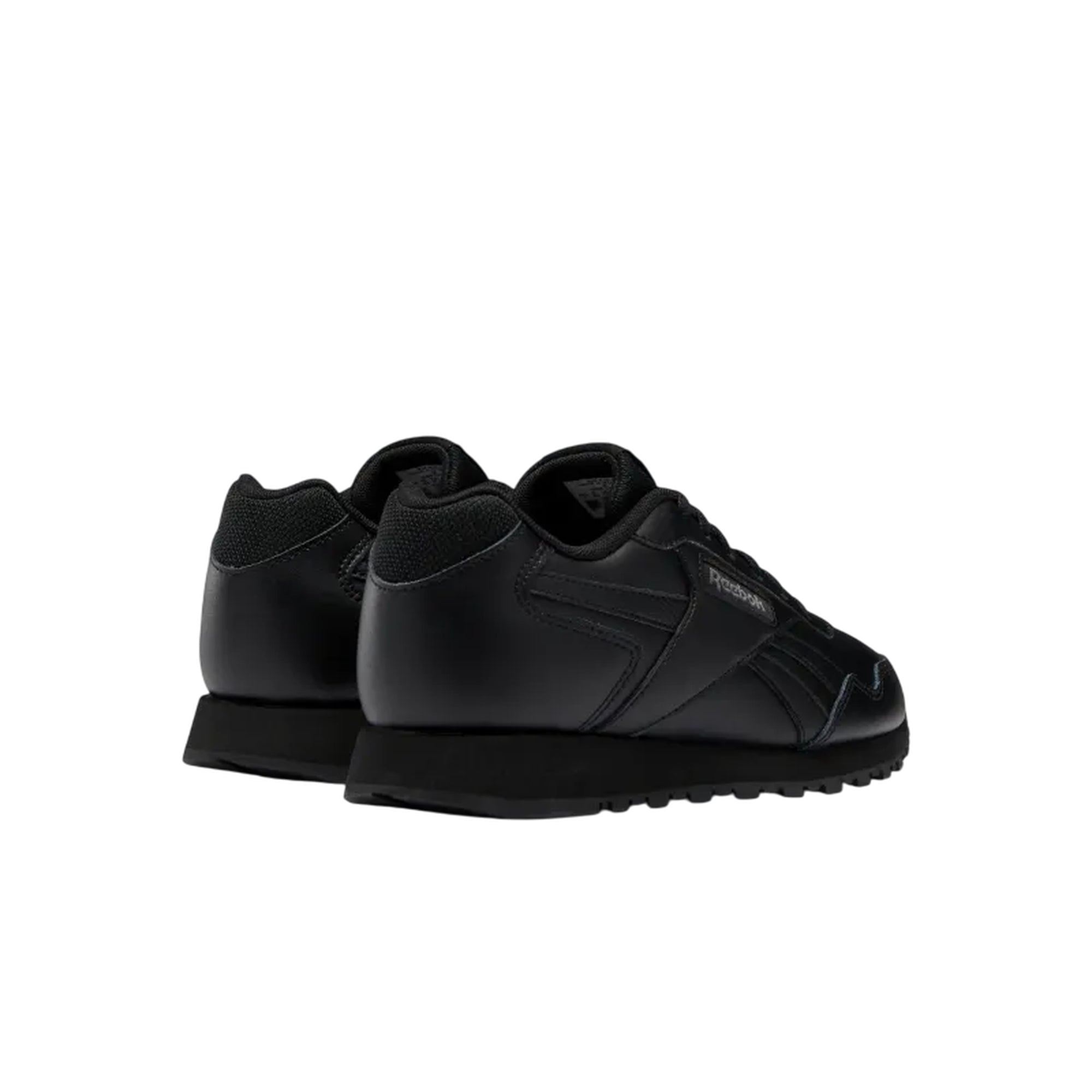 Sneakers Donna Glide, con tomaia in misto pelle Nera, con logo laterale