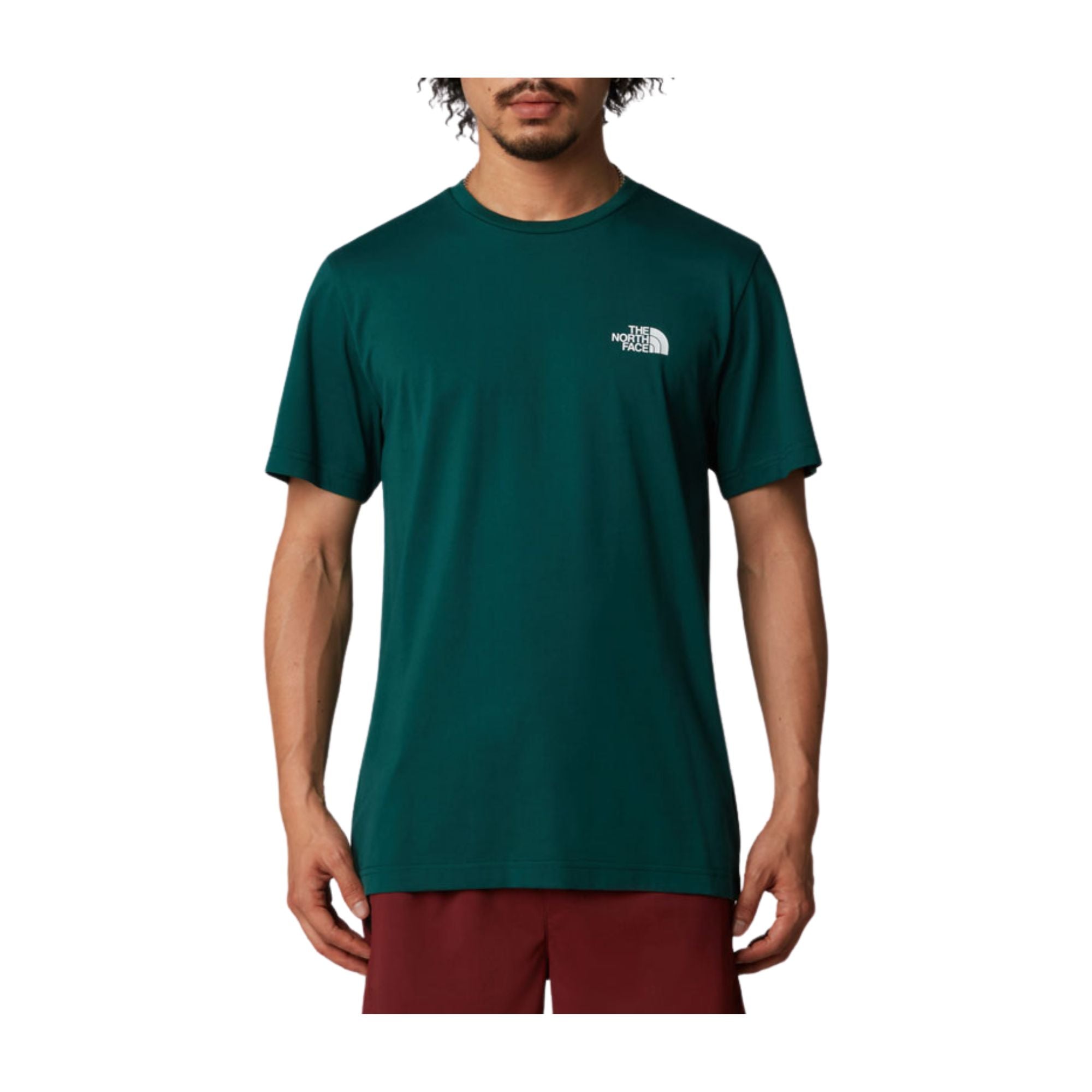 T-shirt Uomo Simple Dome, con doppio logo bianco e maniche corte