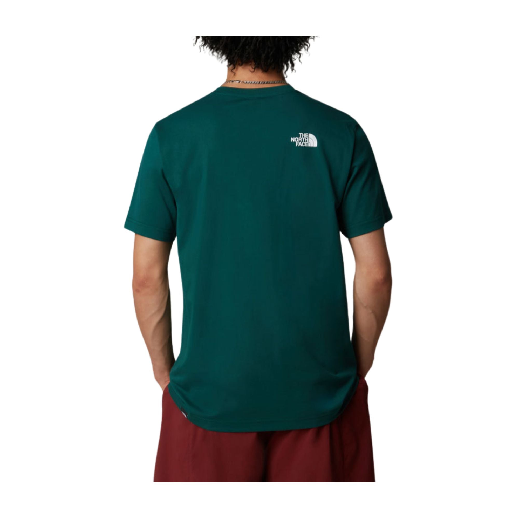 T-shirt Uomo Simple Dome, con doppio logo bianco e maniche corte