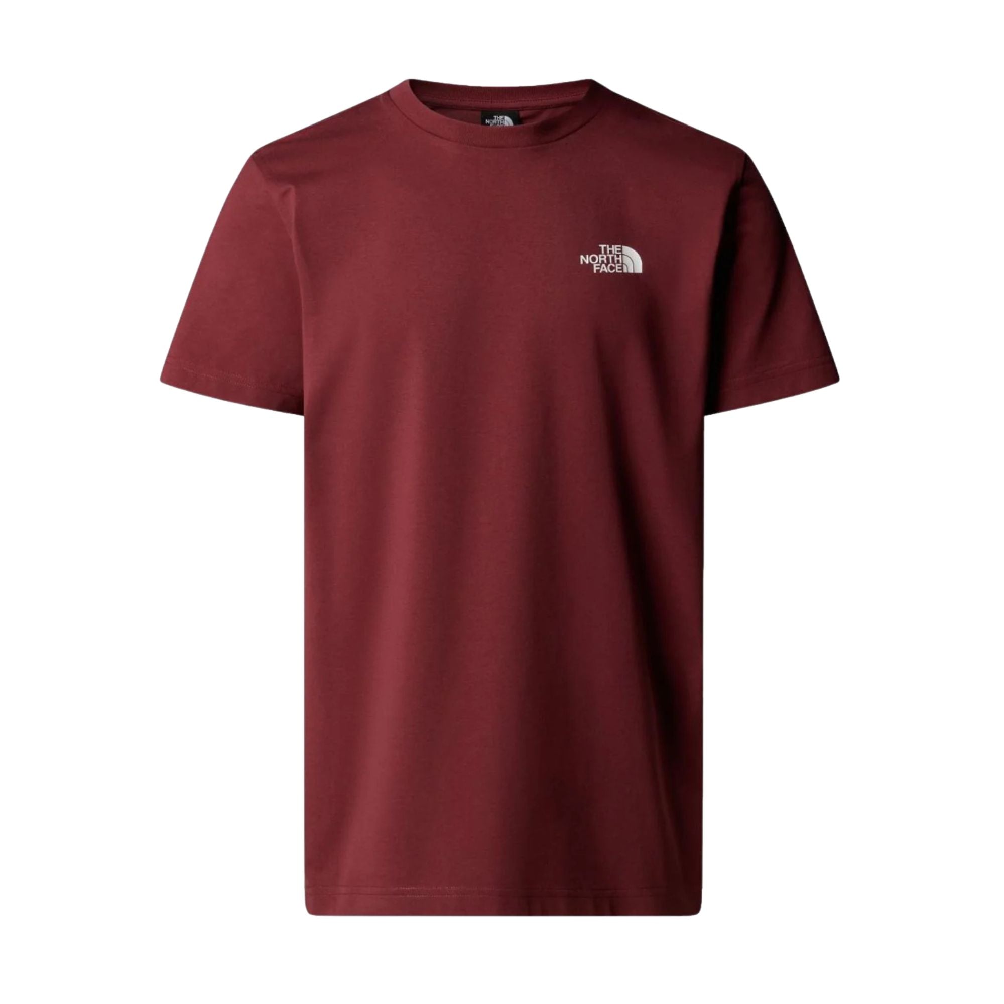 T-shirt Uomo Simple Dome Bordeaux