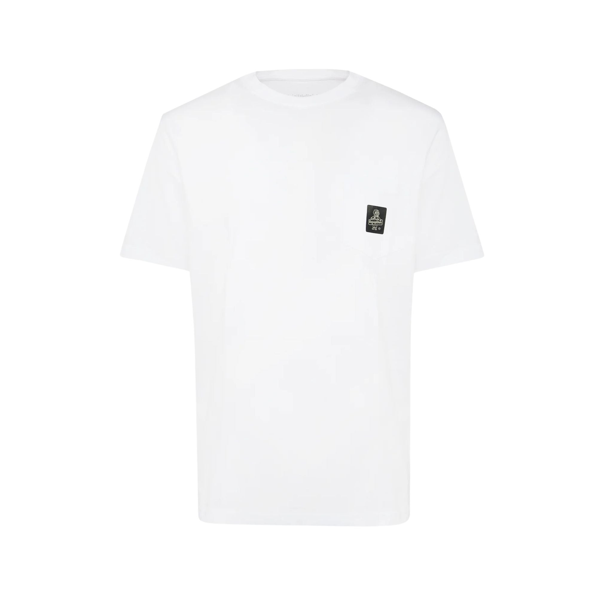 T-shirt Uomo Pierce Bianca, a maniche corte, con taschino sul petto