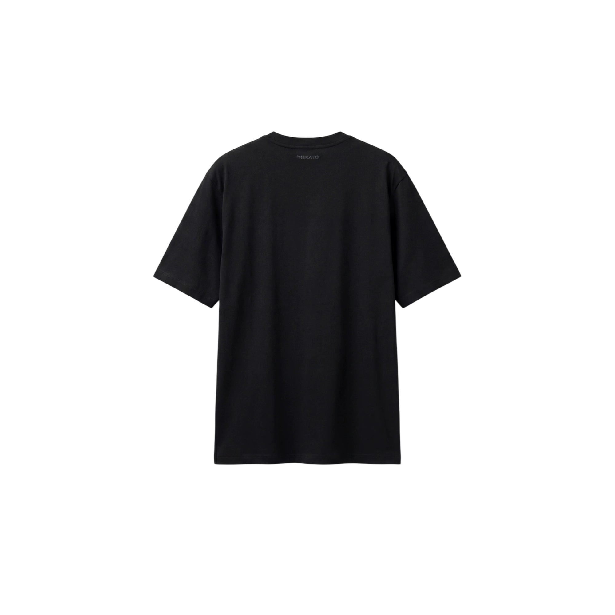 T-shirt Uomo in jersey di cotone Nero, dal fit morbido