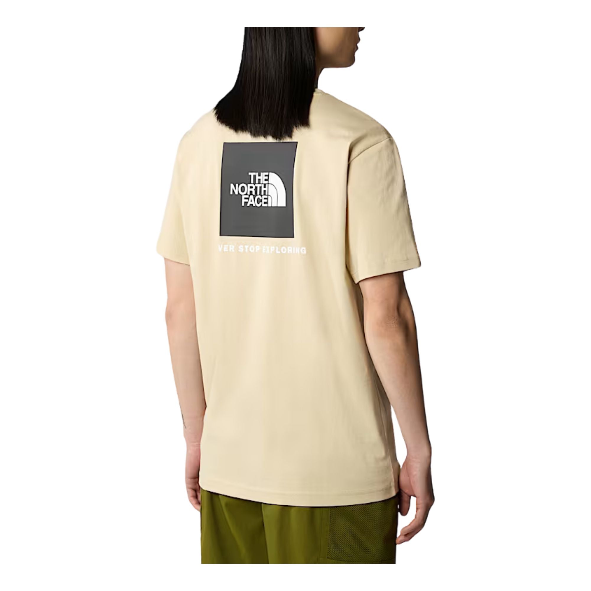 T-shirt Uomo con doppio logo e scollatura girocollo