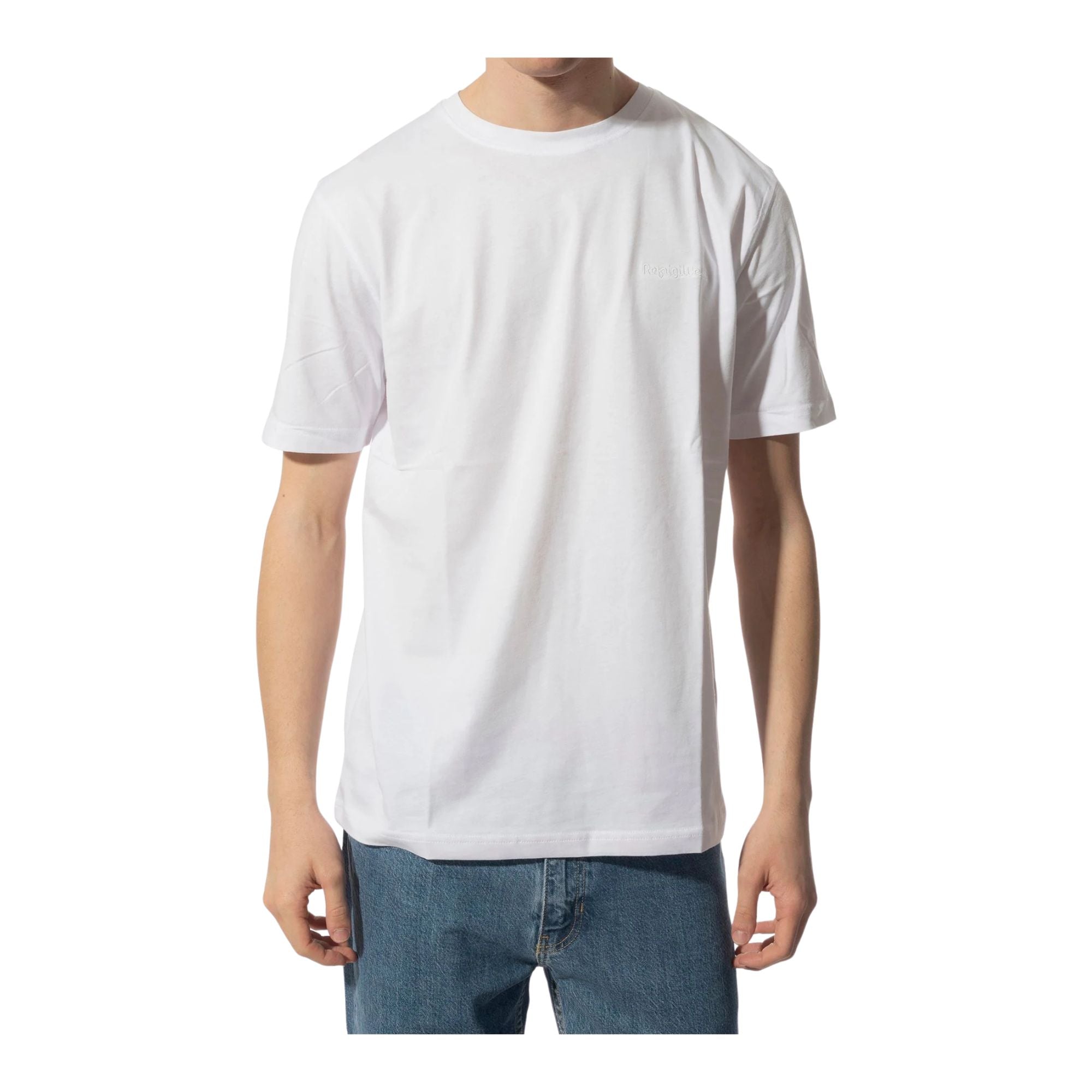 T-shirt Uomo Halen, a maniche corte, con logo ricamato in tono colore