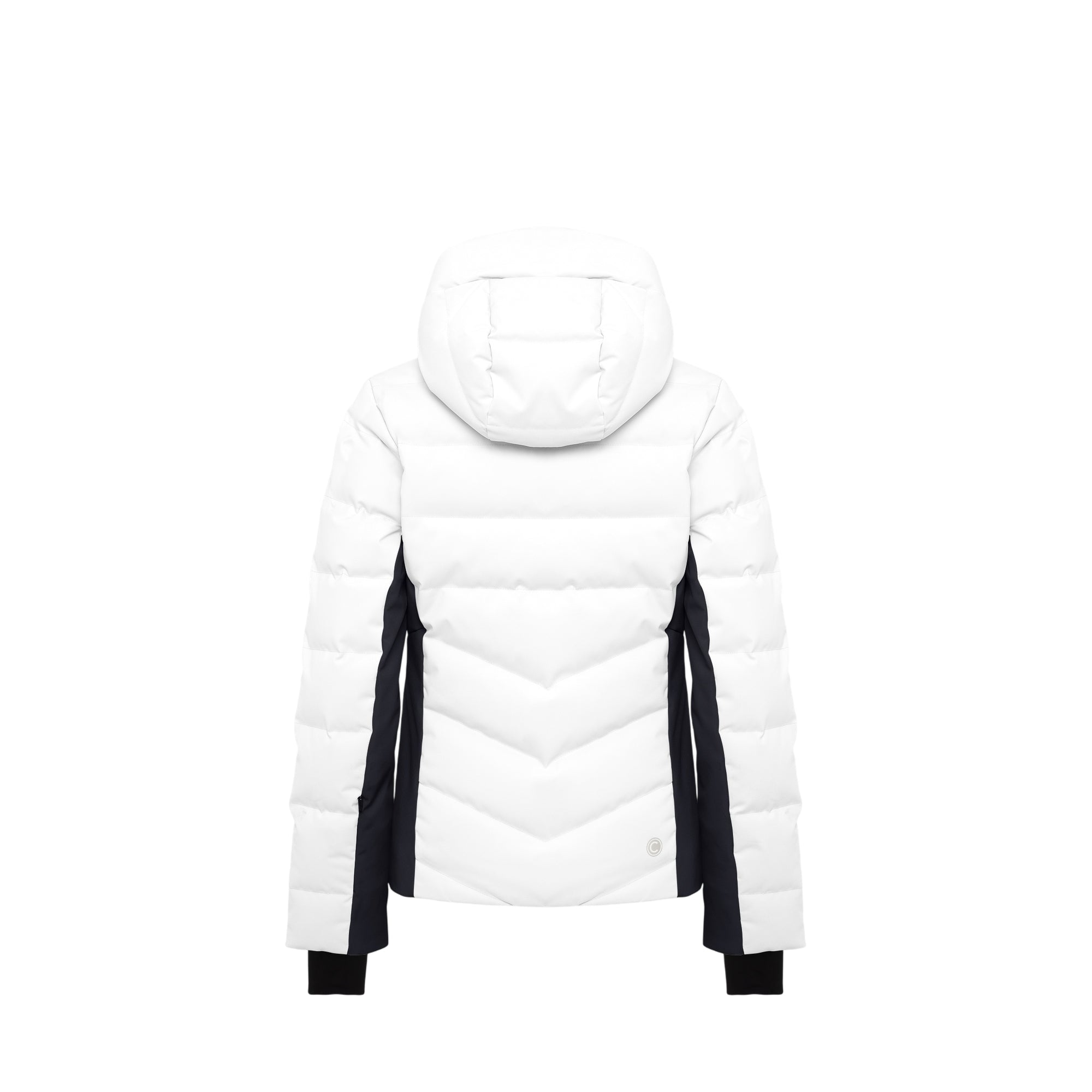 Piumino Donna da sci Shamping Bianco retro